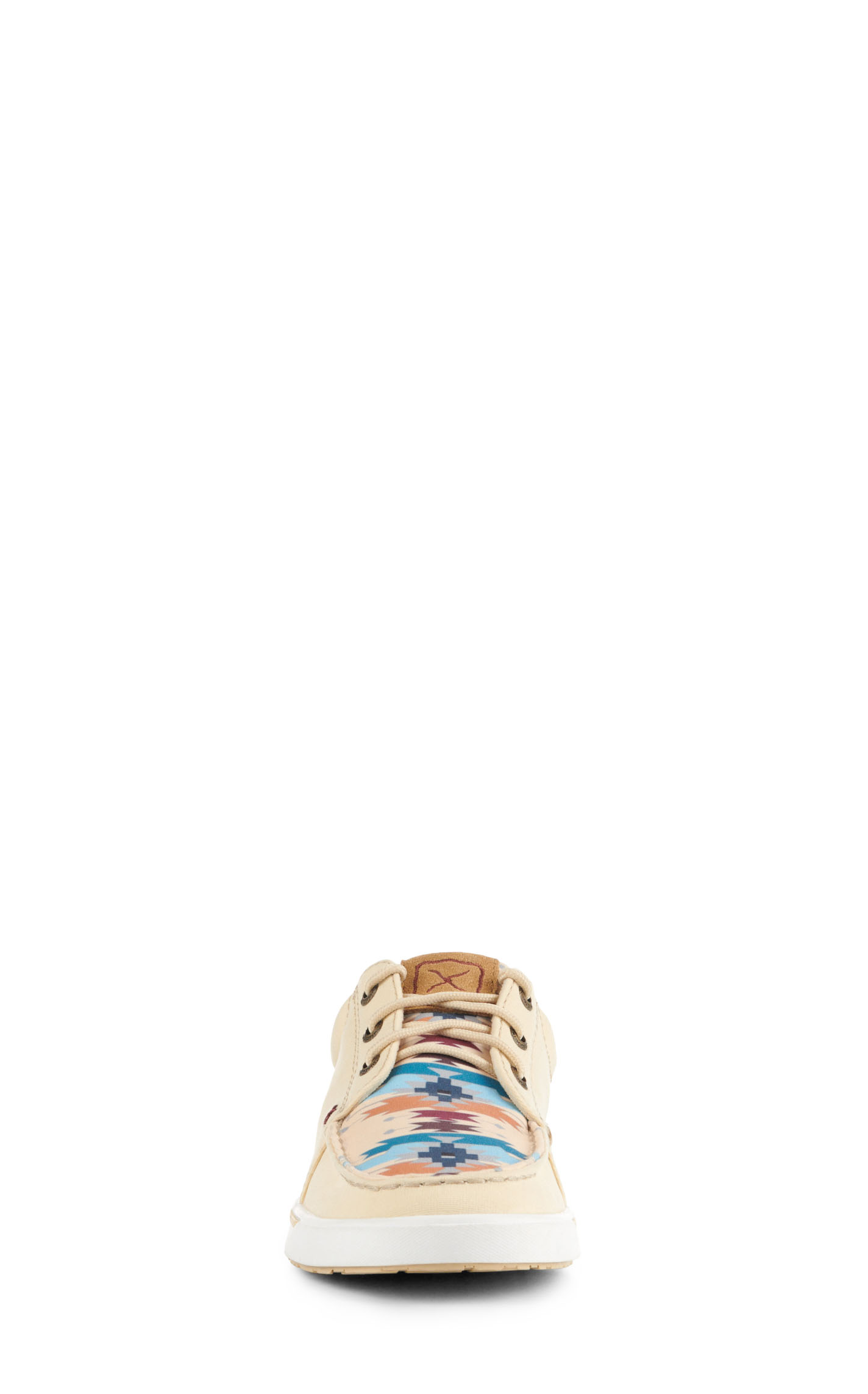 Twisted X Women's Kicks Wheat with Aztec Print Lace Up Casual Shoes - Image 1