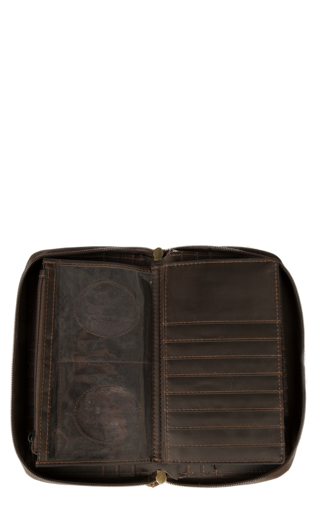 STS Ranchwear Distressed Brown Kacy Organizer Wallet - Image 1