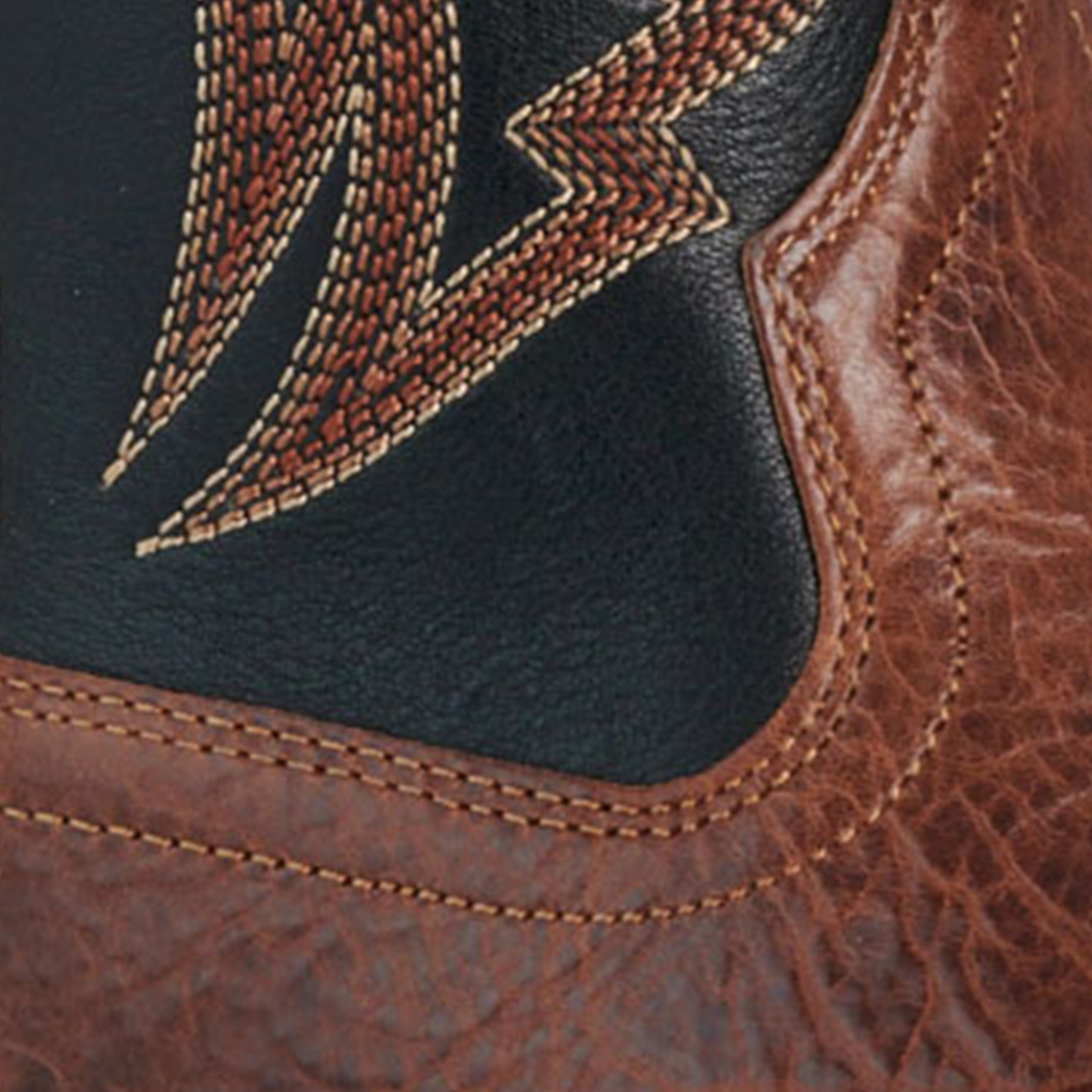 Ariat Men's Gingersnap & Black Sidewinder TekStep Wide Square Toe Cowboy Boots - Image 1