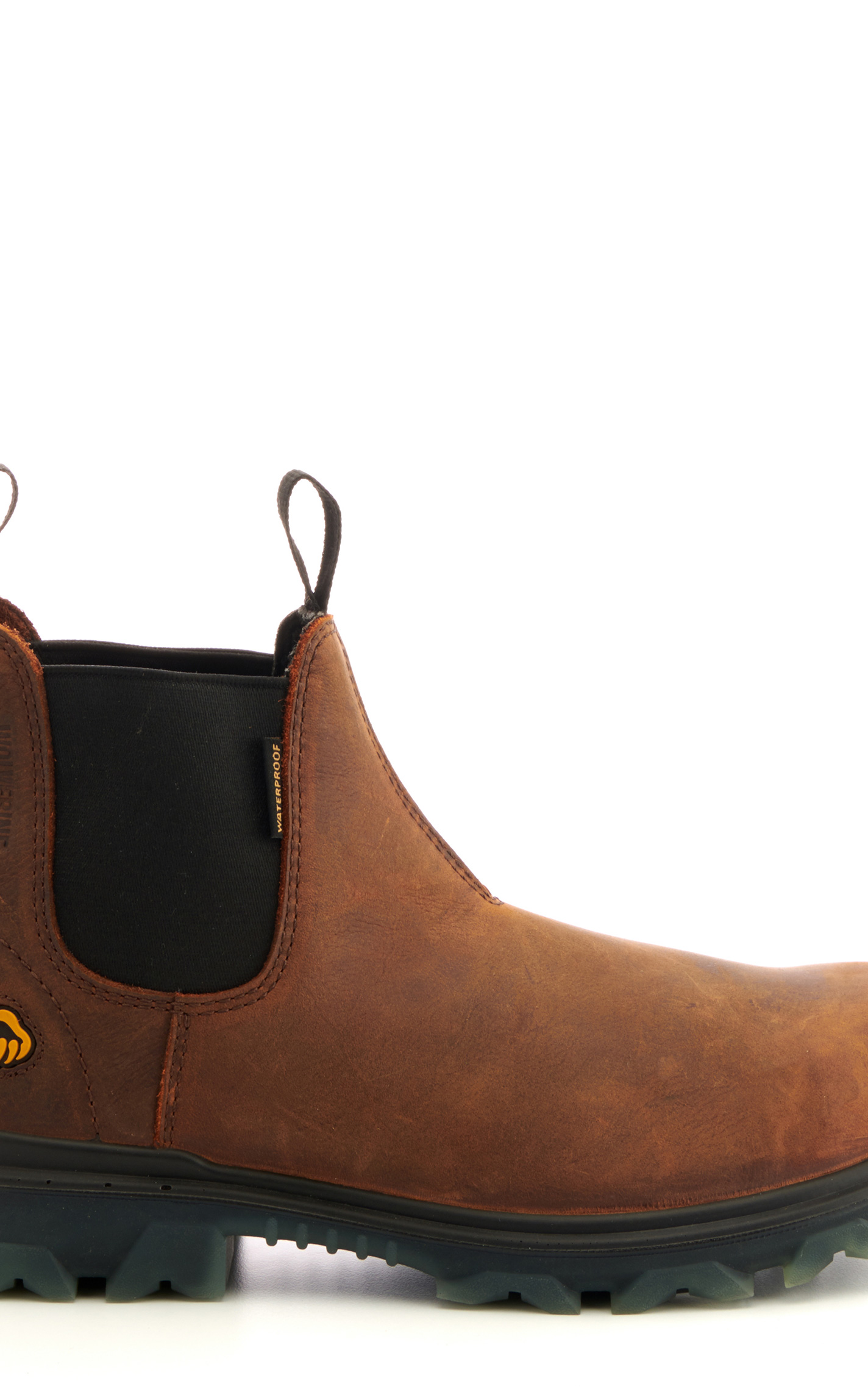 Wolverine Men's I-90 EPX Romeo CarbonMax Brown Waterproof Round Composite Toe Chelsea Work Boots - Image 1