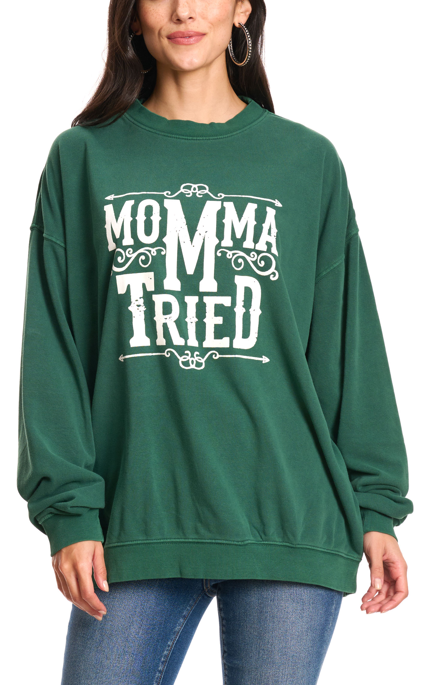 Double Zero Women's Forest Momma Tried Graphic Pullover - Image 1