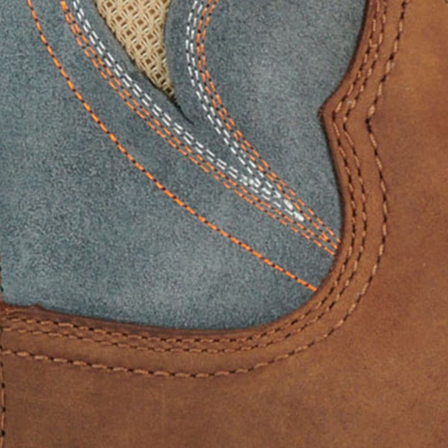 Ariat Men's Activator Alamo Brown & Stone VentTEK Wide Square Toe Work Boots - Image 1