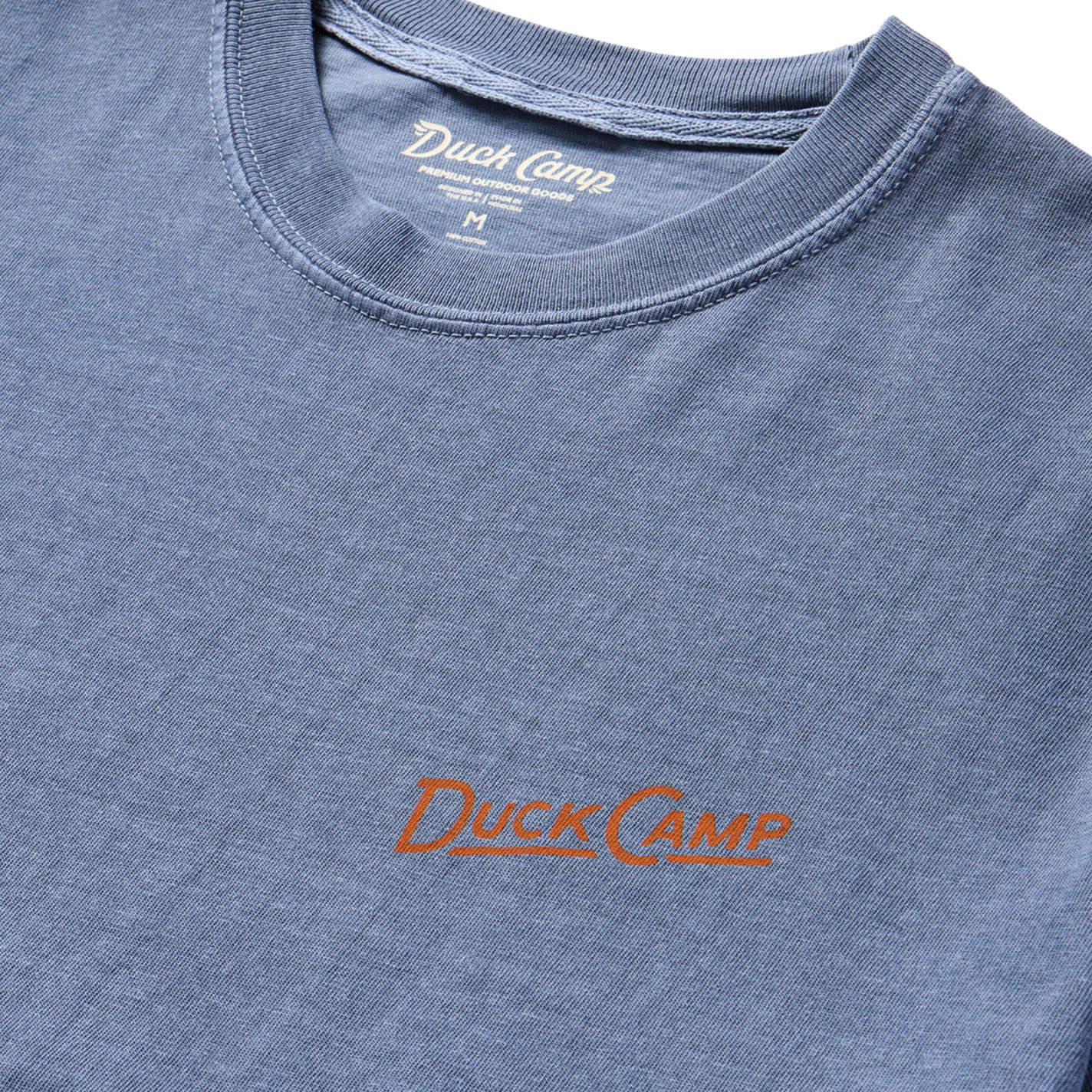 Duck Camp Men's Denim Blue Pheasant Redfish Graphic T-Shirt - Image 1