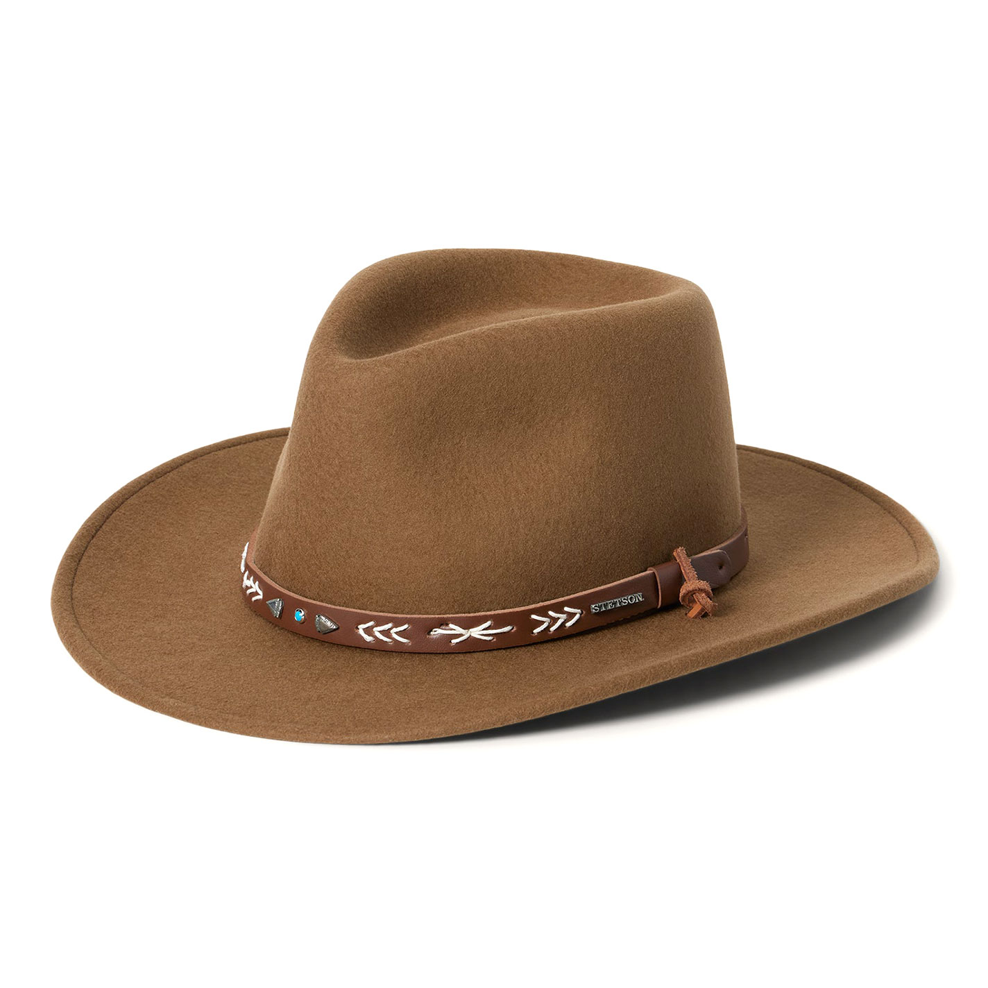 Stetson Santa Fe Crushable Tycoon Dri-Lex Wool Cowboy Hat - Image 1