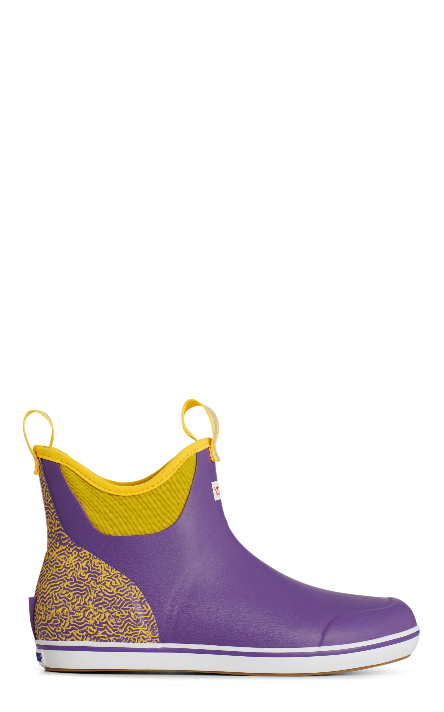 XTRATUF Men's Purple Tailgate Ankle Deck Rubber Boots - Image 7