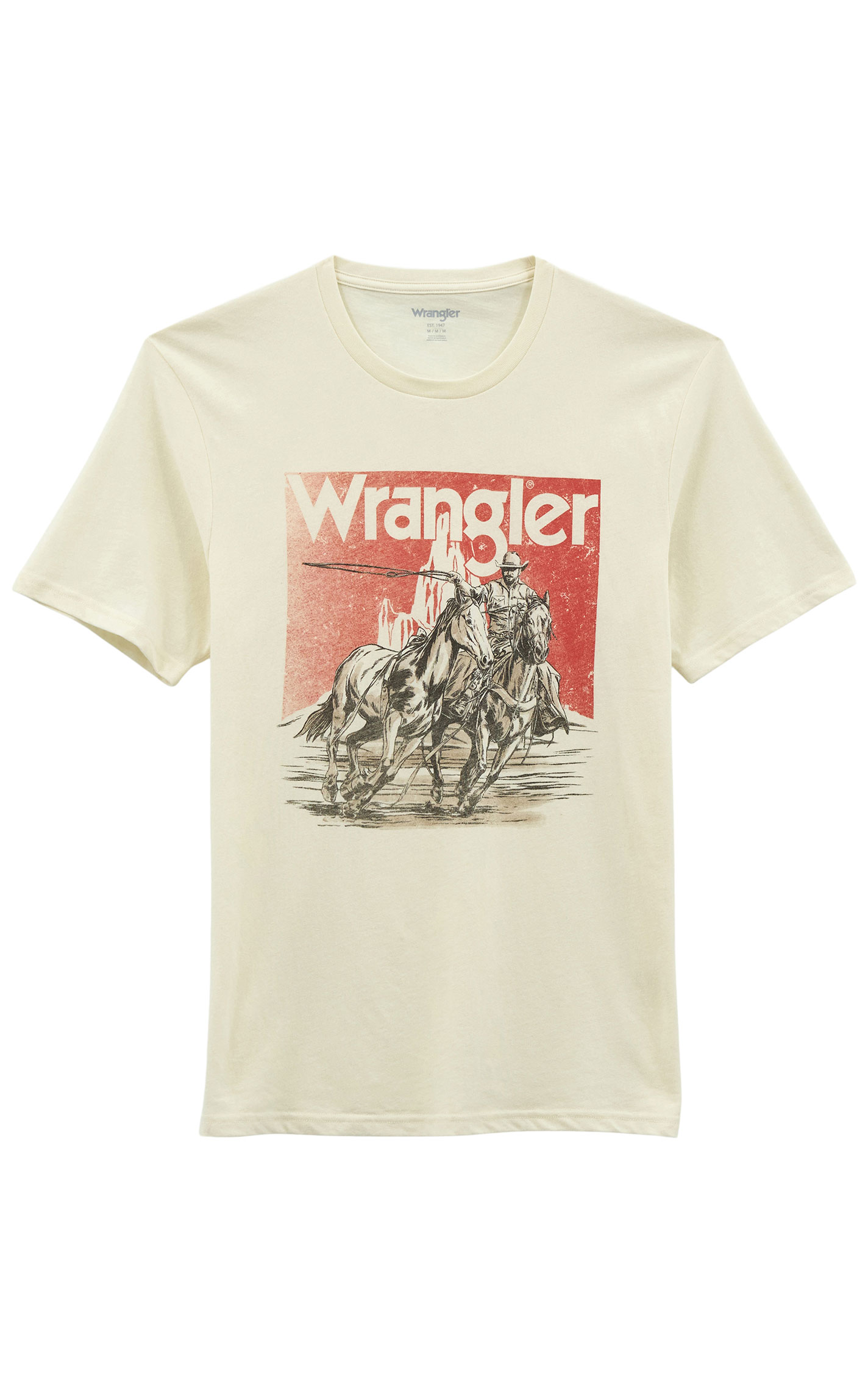 Wrangler Retro Women's White Desert Roping Graphic T-Shirt - Image 1