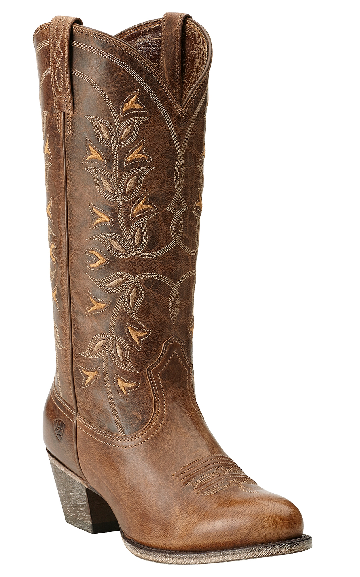 Ariat Women's New West Pearl Desert Holly Traditional Toe Cowboy Boots - Image 1