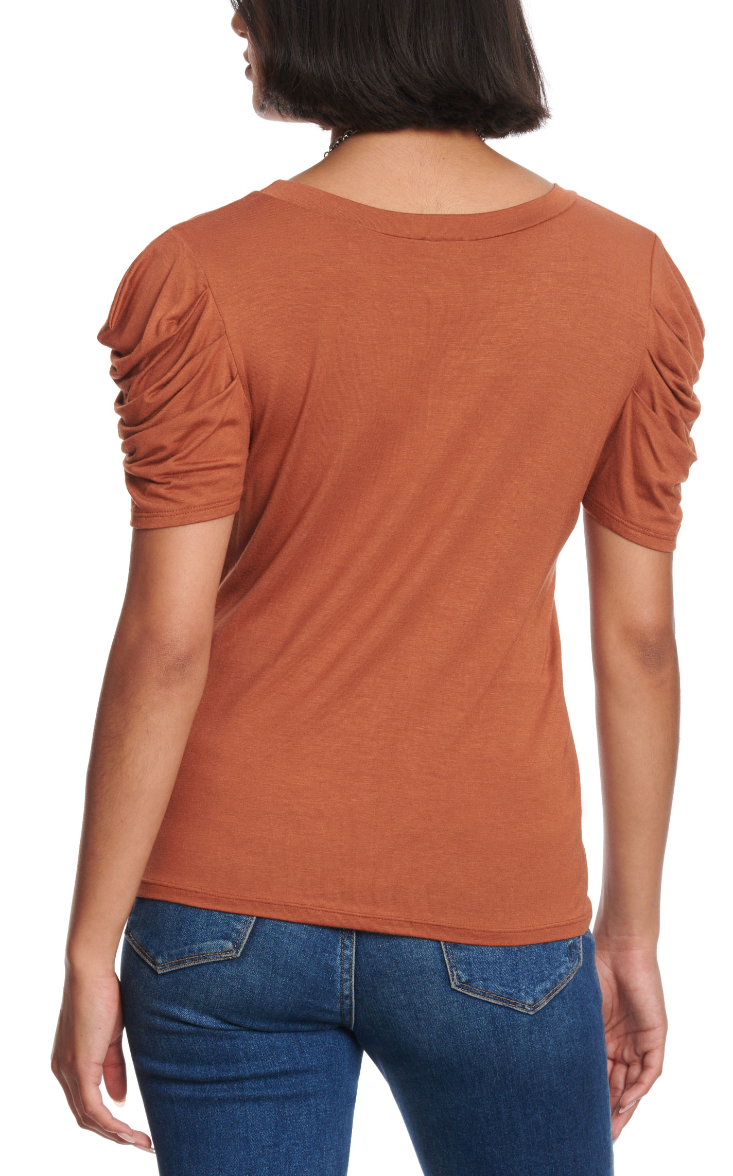 R.Rouge Women's Toffee Brown Top - Image 1