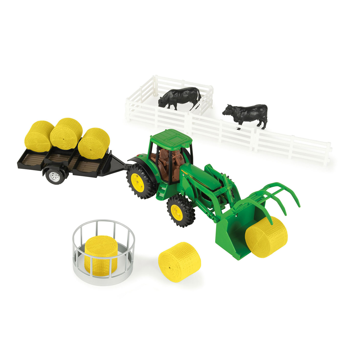 Tomy John Deere 1:32 Scale 21-Piece Haying Set - Image 1