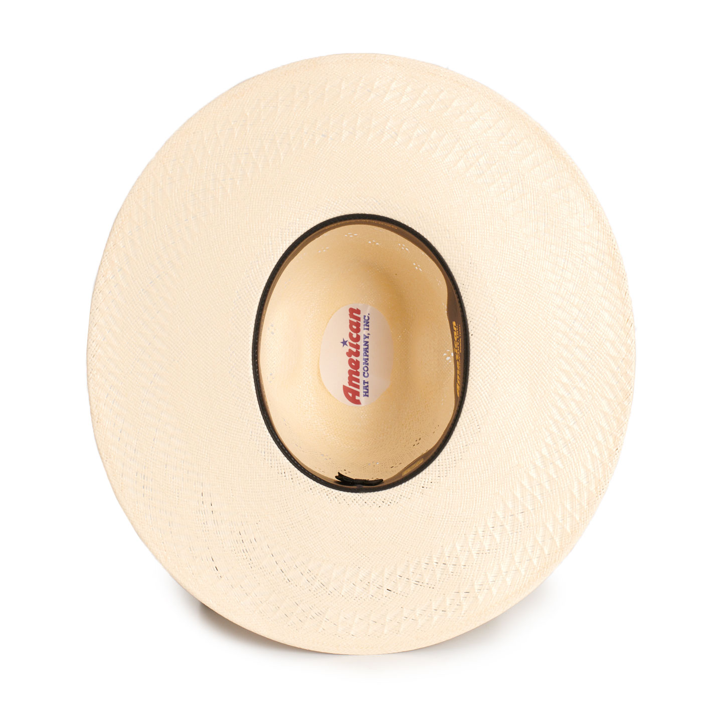 American Hat Ivory Vented Minnick Crown Straw Cowboy Hat - Image 1