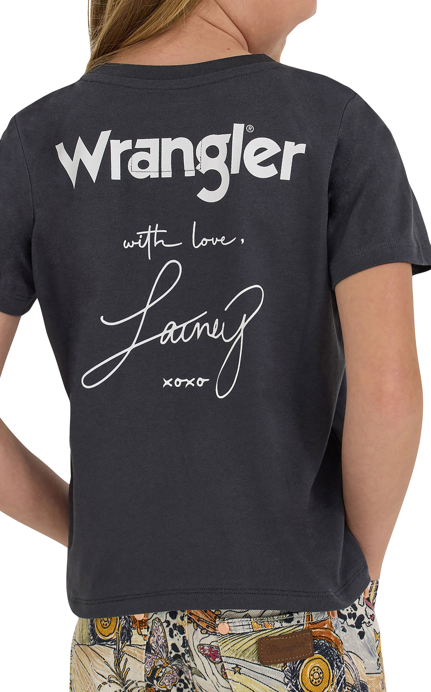 Wrangler & Lainey Wilson Girl's Love Lainey Phantom T-Shirt - Image 1