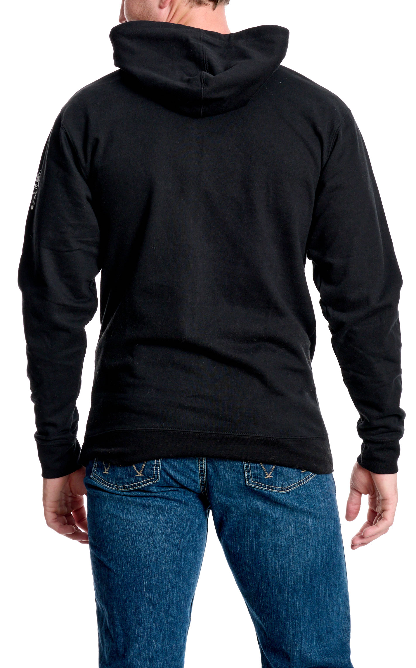 Rodeo Time Dale Brisby Black Radiator Ranch Logo Graphic Hoodie - Image 1