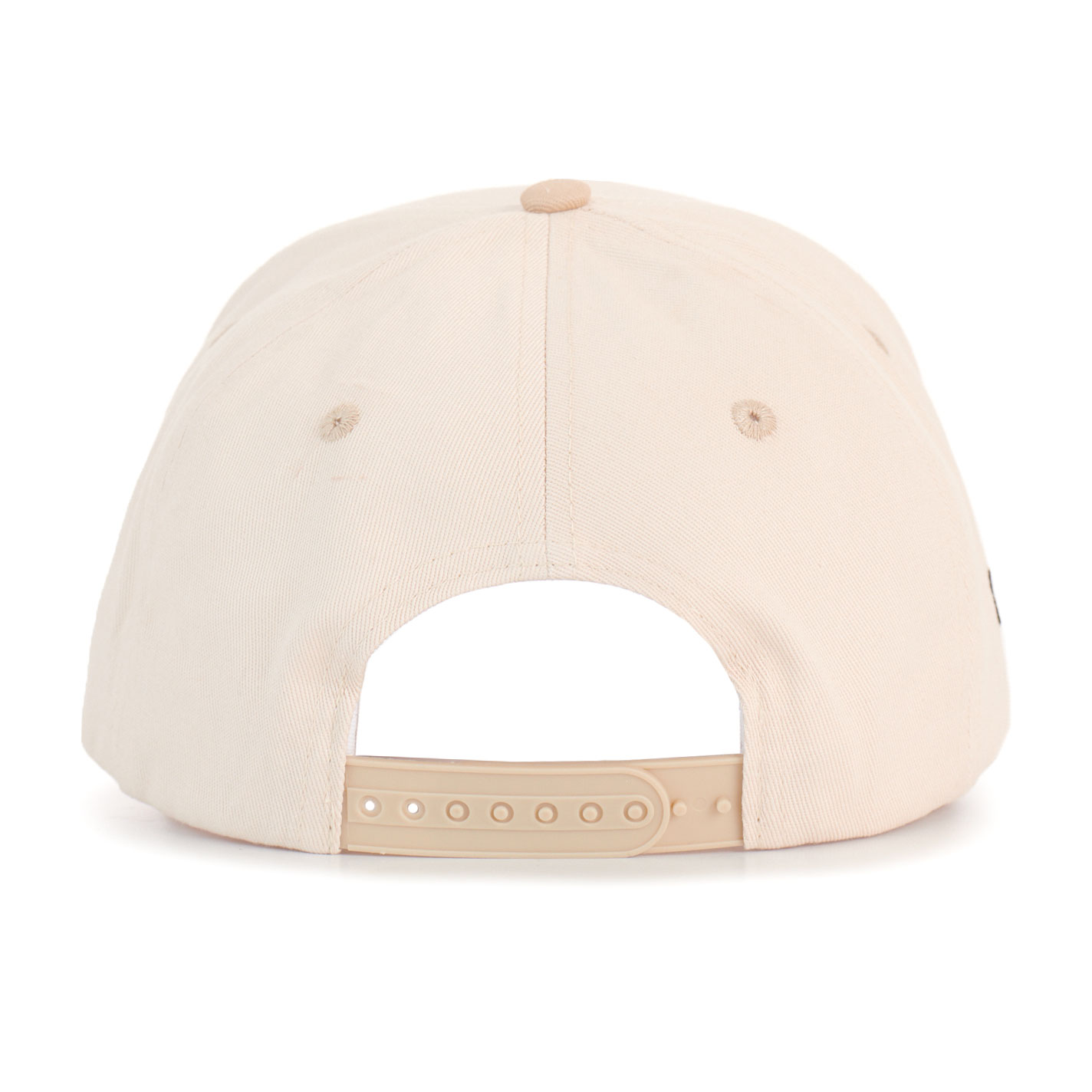 Classic Cowboy Sahara Cream & Khaki Embroidered Logo Cap - Image 1