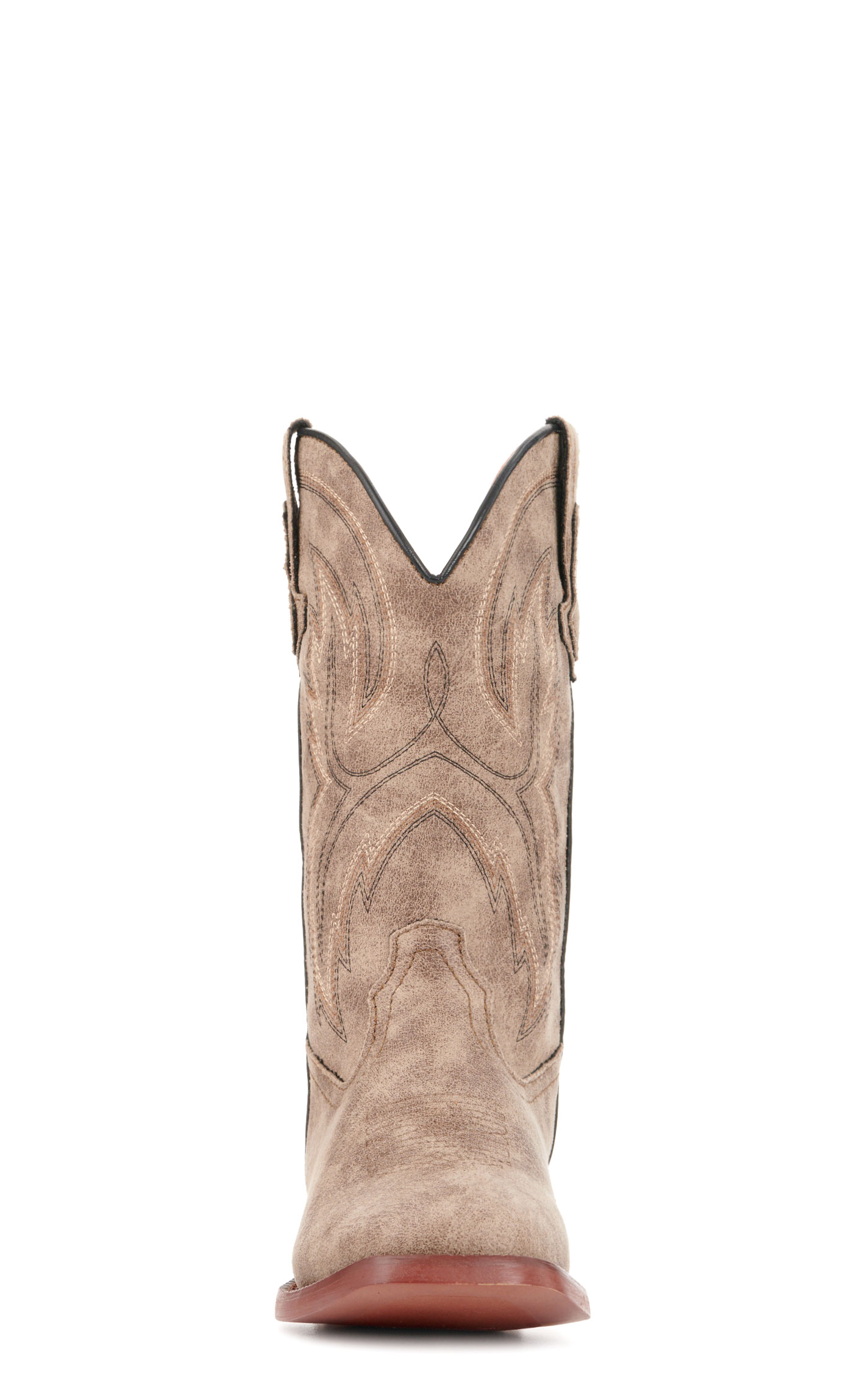 Roper Big Kids’ Brown Eastwood Faux Leather Square Toe Cowboy Boots - Image 1