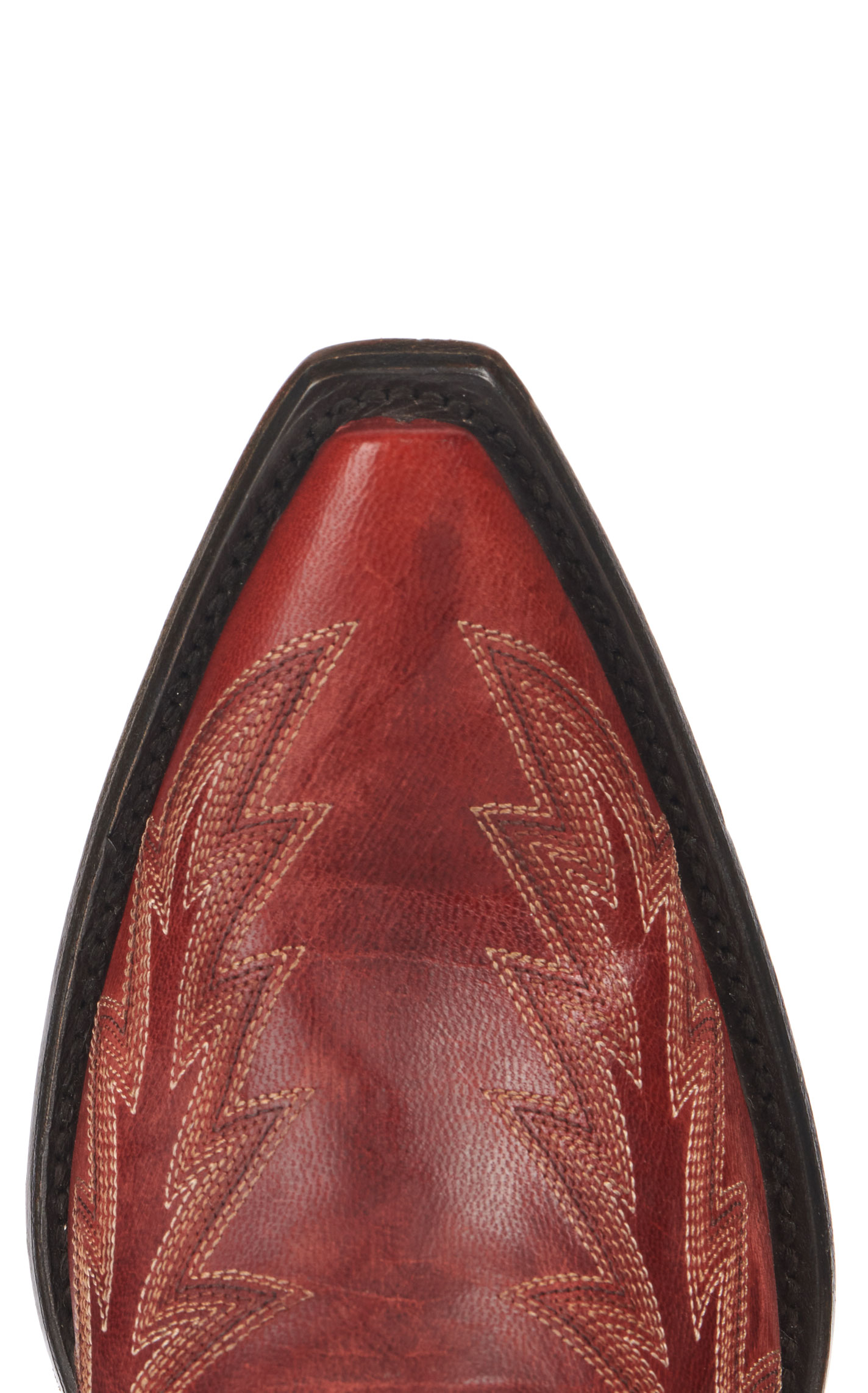 JRC & Sons Women’s Nancy Dark Red Snip Toe Tall Cowboy Boots - Image 1