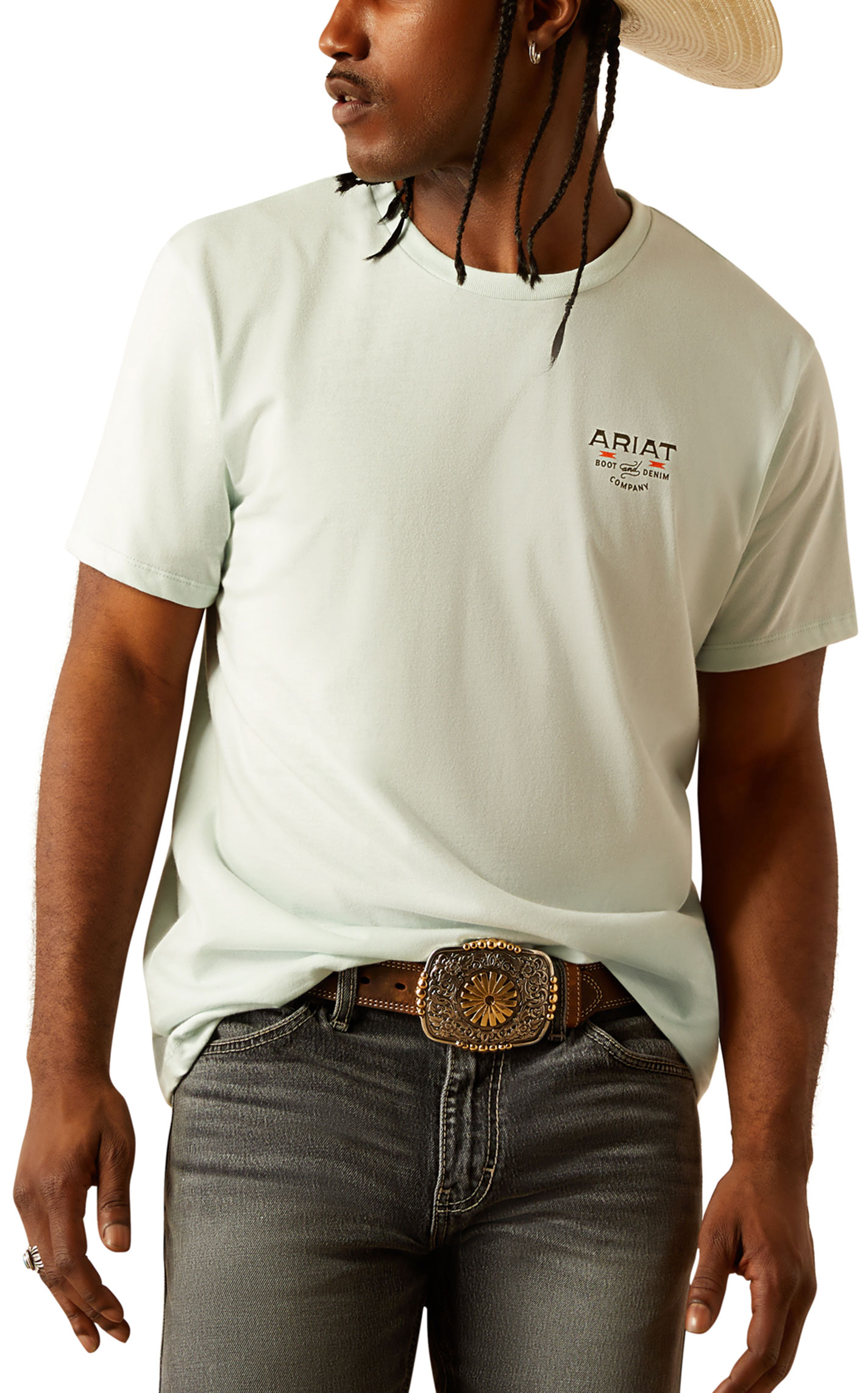 Ariat Men's Glacier Lucky Shoe Logo Graphic T-Shirt - Image 1