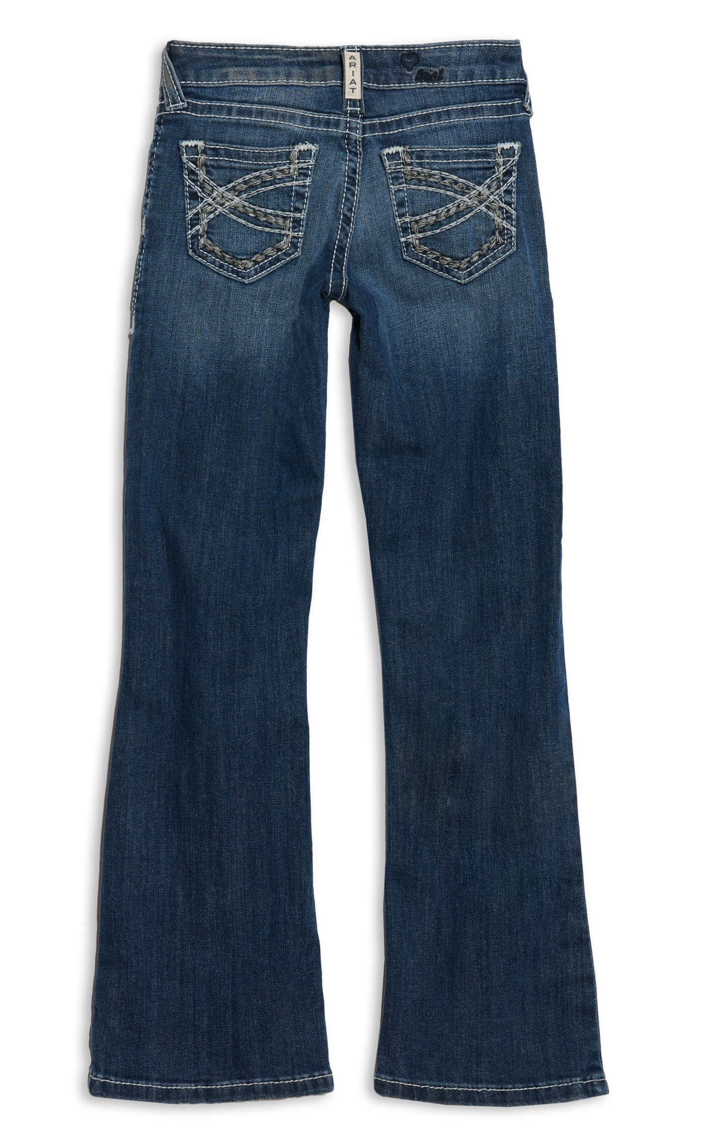 Ariat Girls' REAL Dresden Entwined Boot Cut Jeans - Image 1