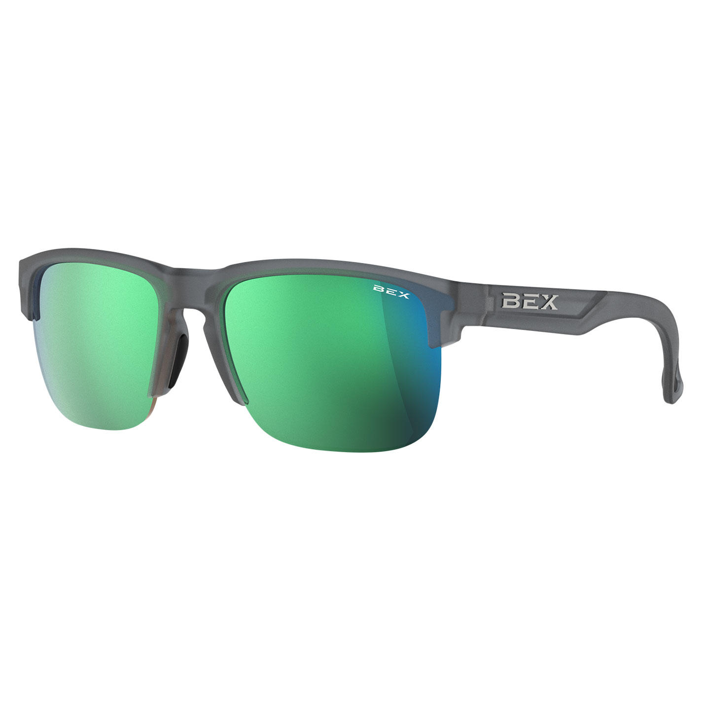 BEX Wildbyrd Frost Gray & Sienna Green Sunglasses - Image 1