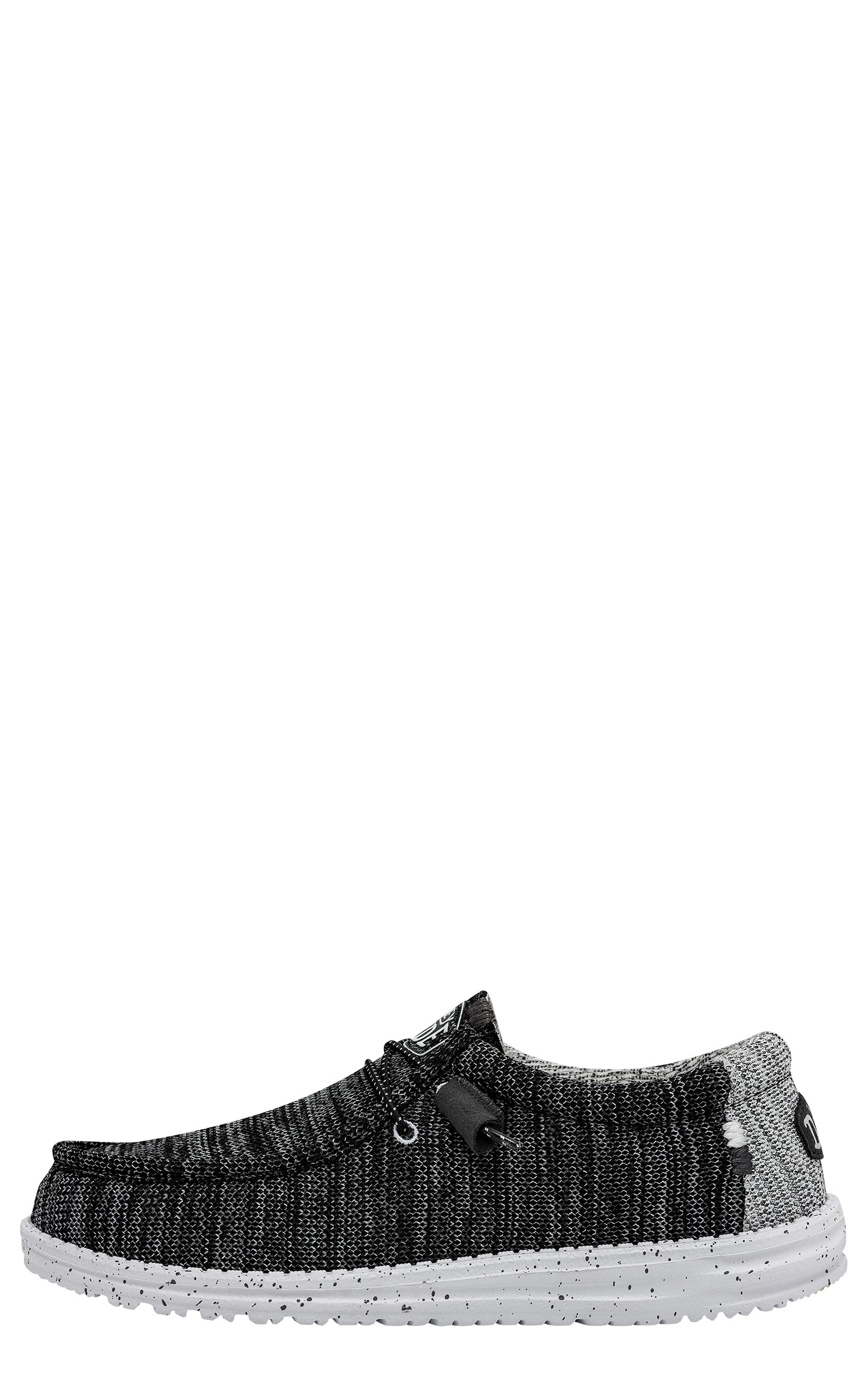 Hey Due Men's Wally Stretch Mix Meteorite Lace Up Moc Toe Casual Shoe - Image 1