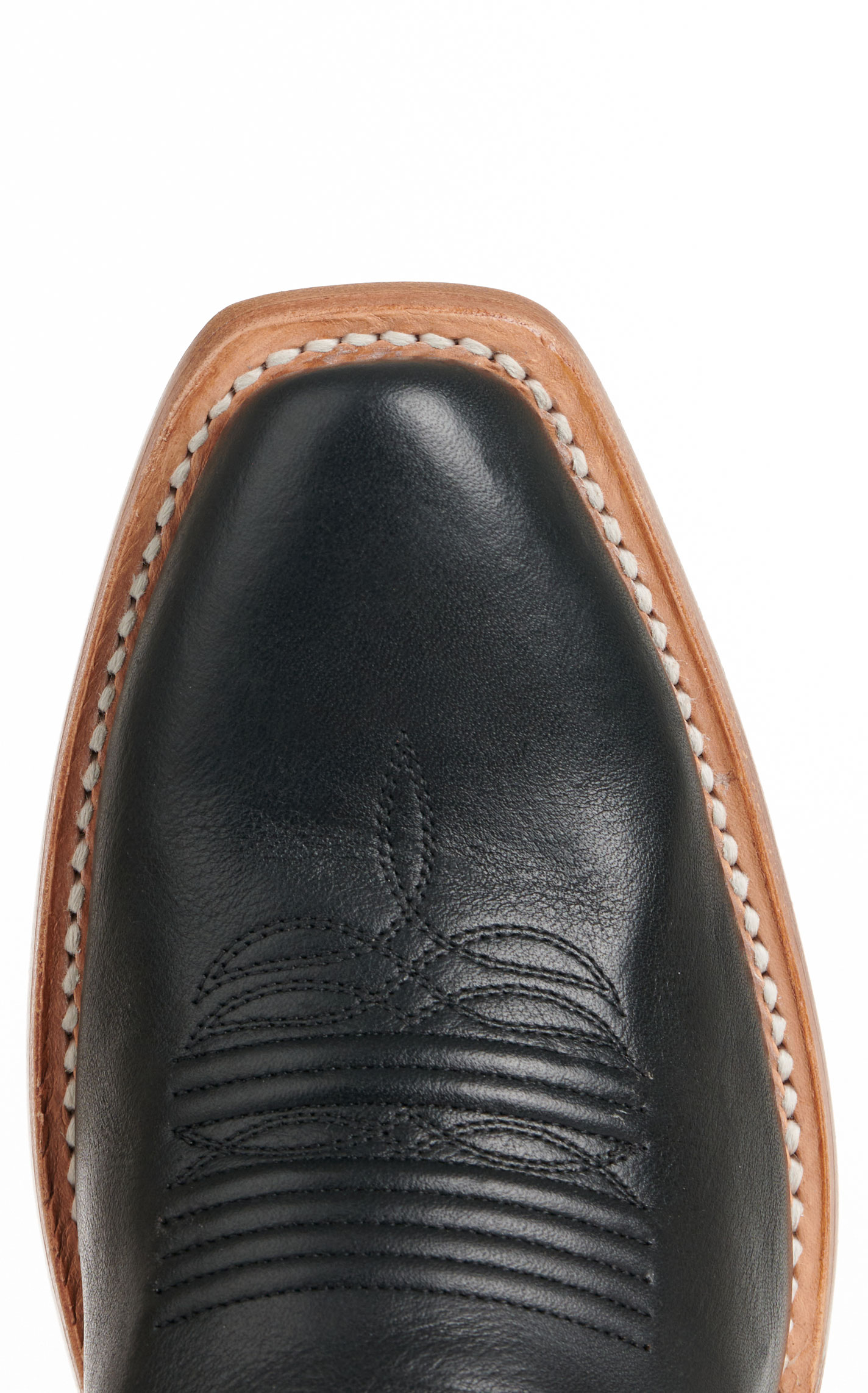 Ariat Women's Futurity Flash Black and Metallic Rose Gold Punchy Square Toe Cowboy Boots - Image 1