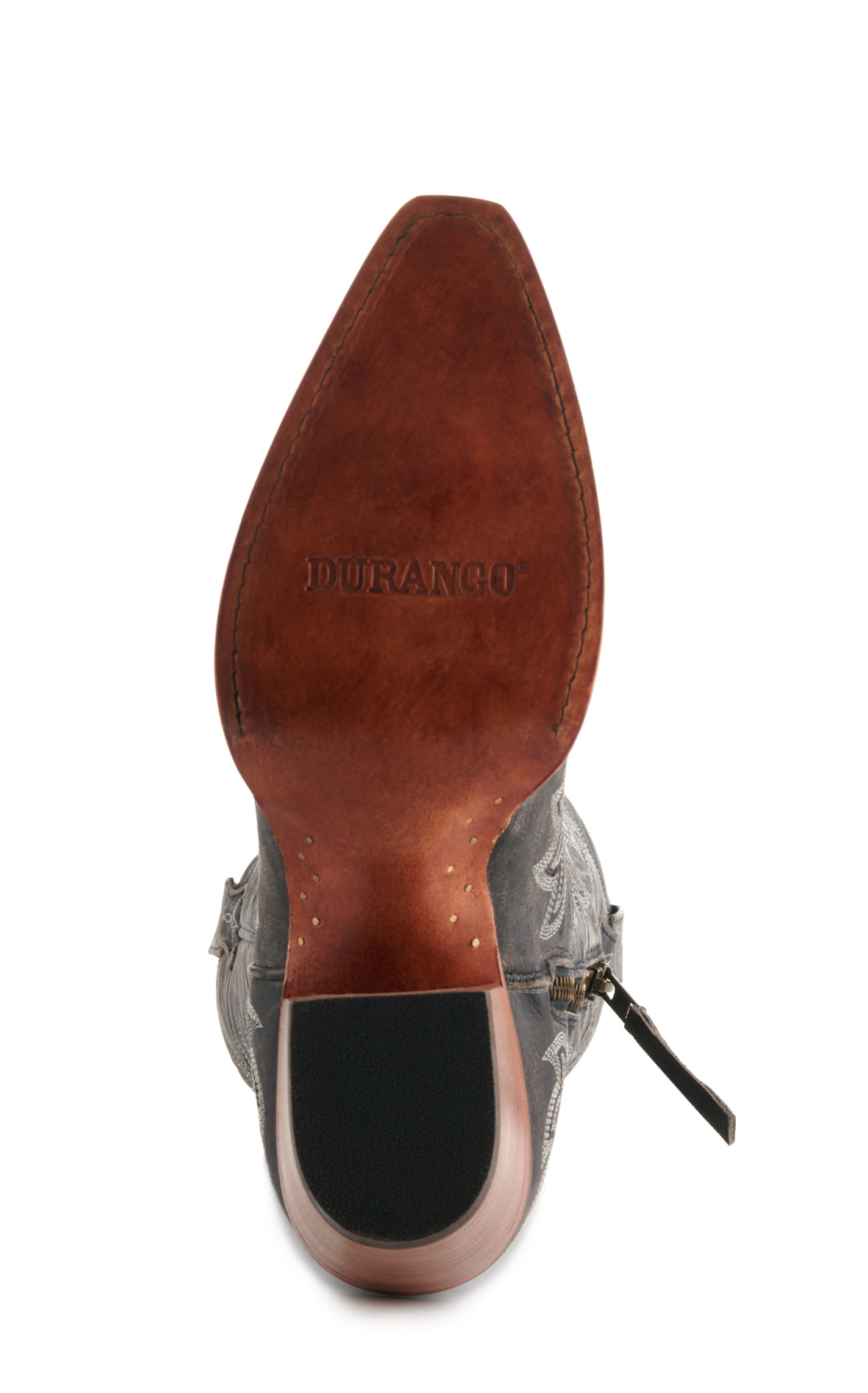 Durango Women's Crush Distressed Graphite Snip Toe Tall Cowboy Boots - Image 1