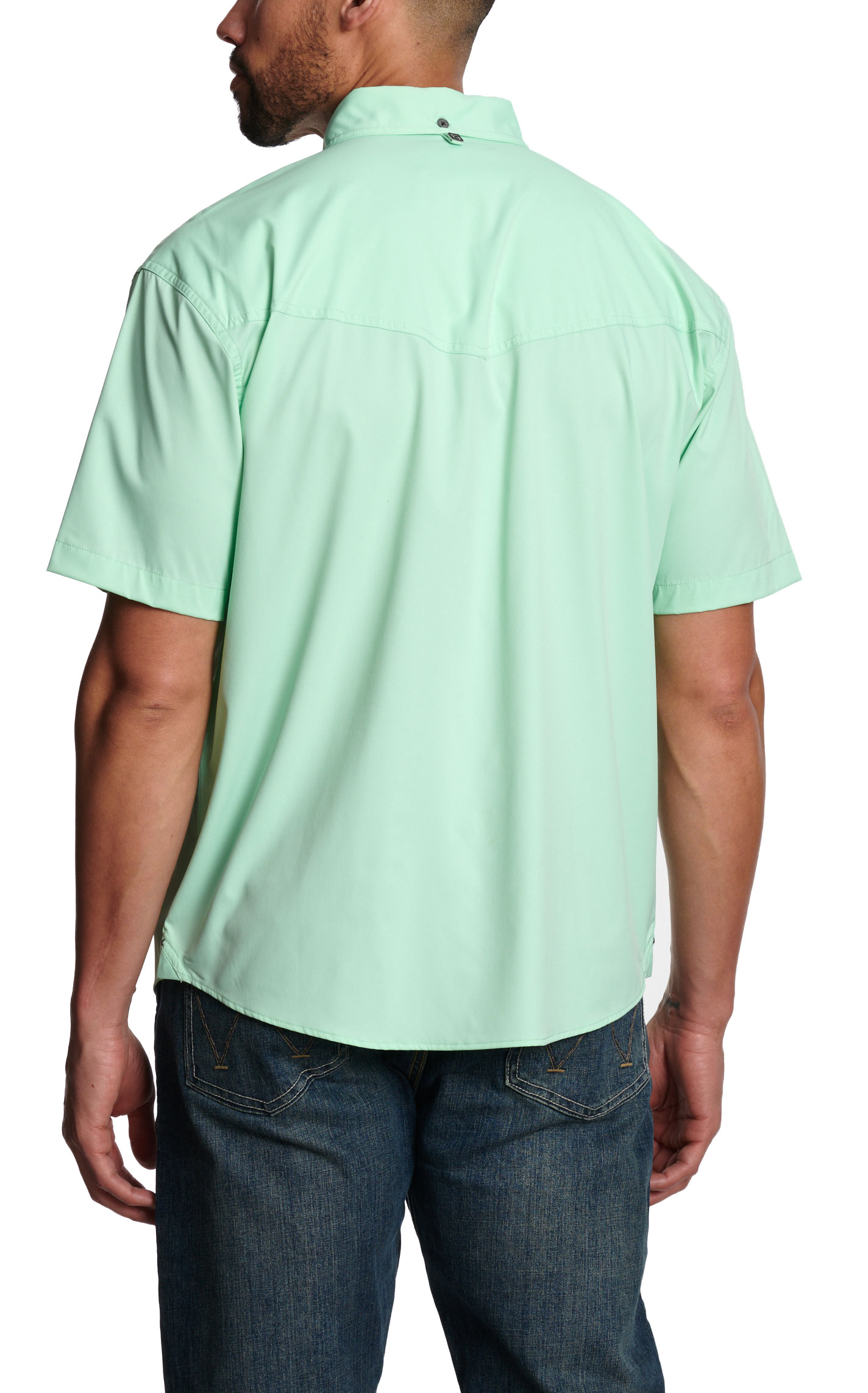 Rafter C Men's Mint Western Shirt - Image 1