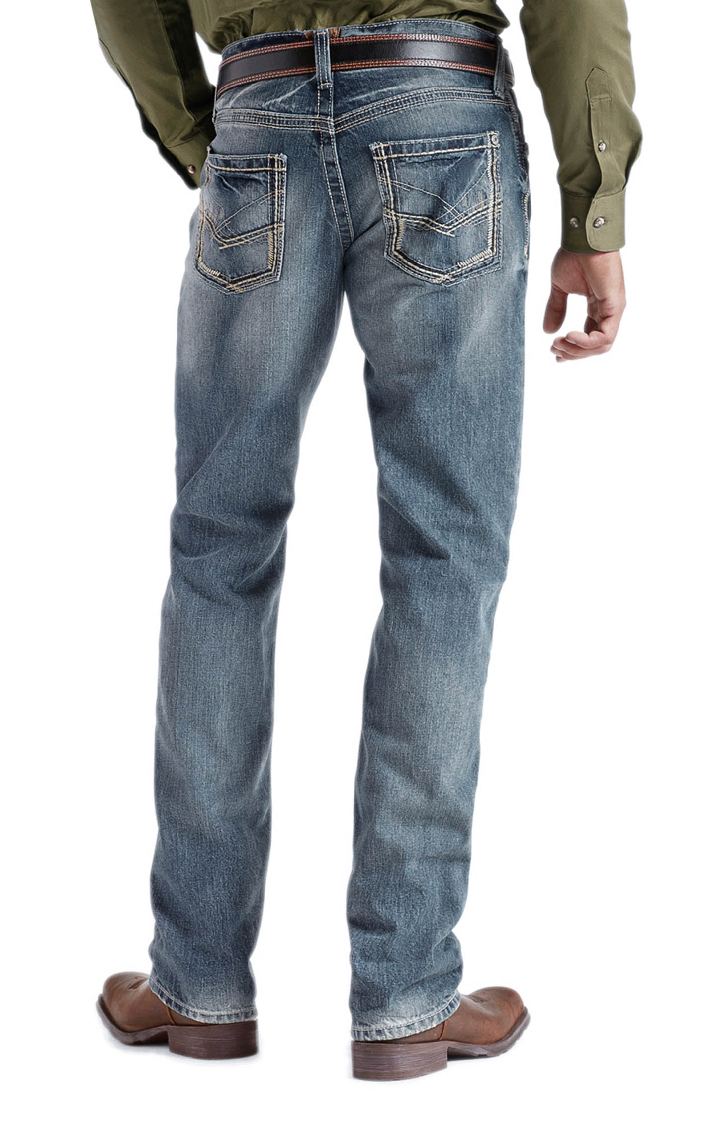 Ariat Men's M5 Gambler Slim Fit Stackable Straight Leg Jean - Extended Sizes (42-44) - Image 1