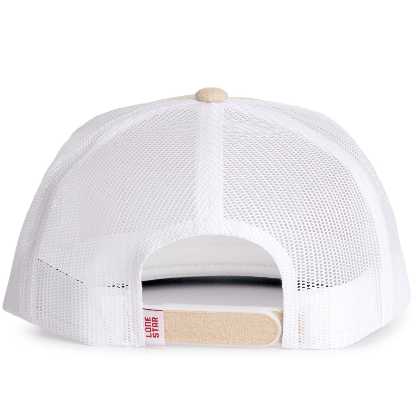 Hooey Men's Khaki & White Lone Star Beer Logo Patch Cap - Image 1
