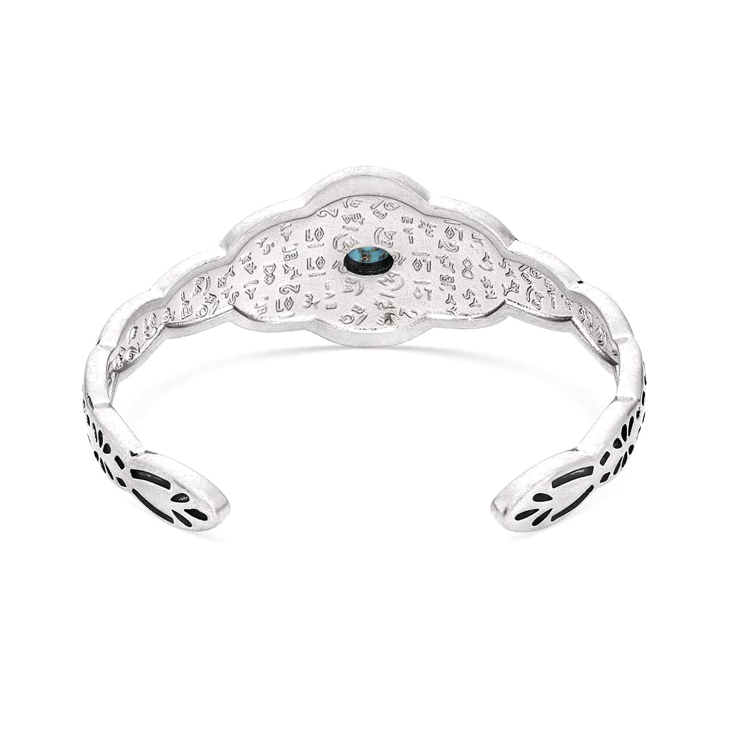 Montana Silversmiths Silver Montana Skies Turquoise Cuff Bracelet - Image 3