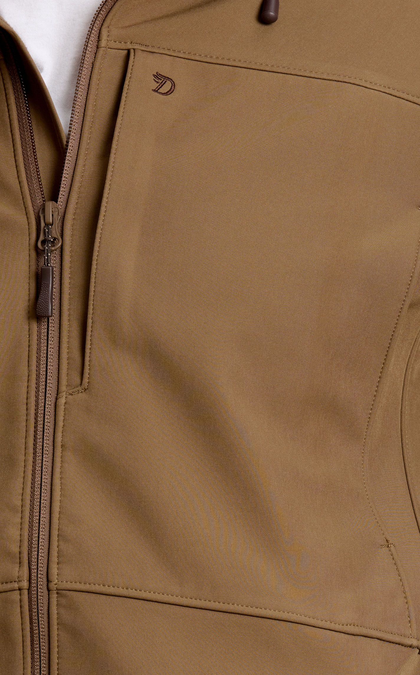 Duck Camp Caramel Contact Softshell Jacket - Image 1