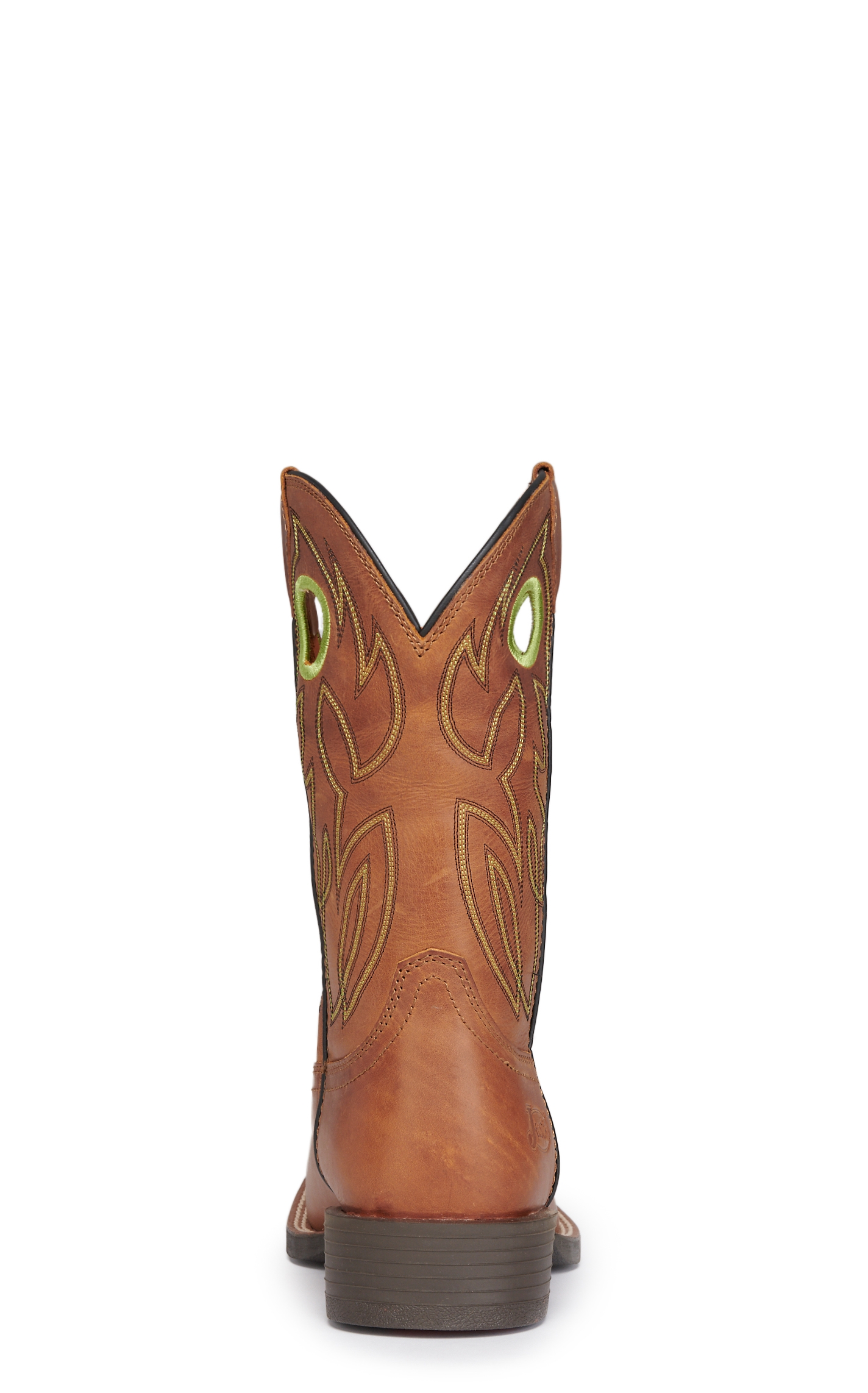Justin Men's Bowline Hazel Tan Square Toe Cowboy Boots - Image 1