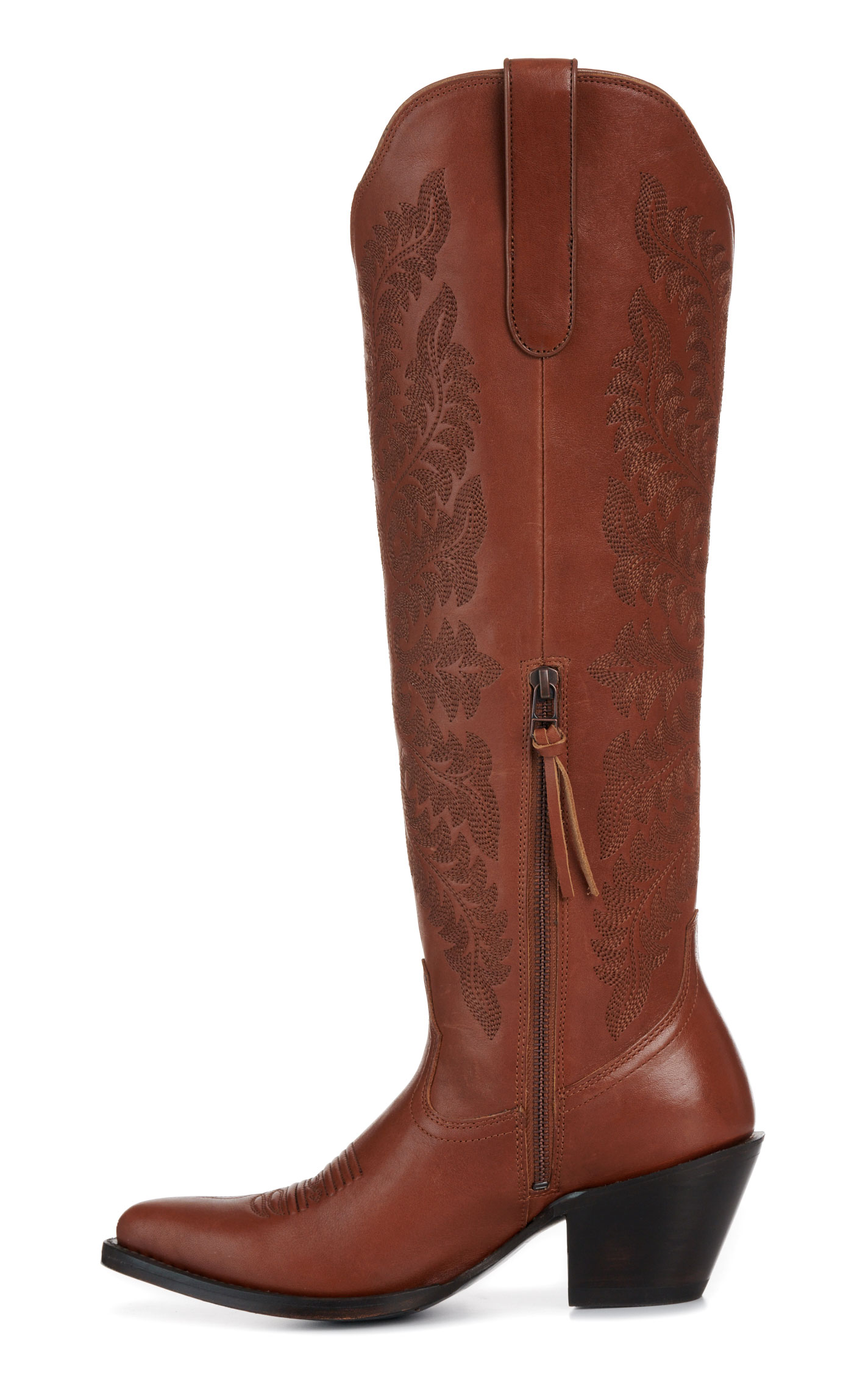 Ariat Women's Helena Aged Peanut J Toe Tall Fashion Cowboy Boots  - Image 1