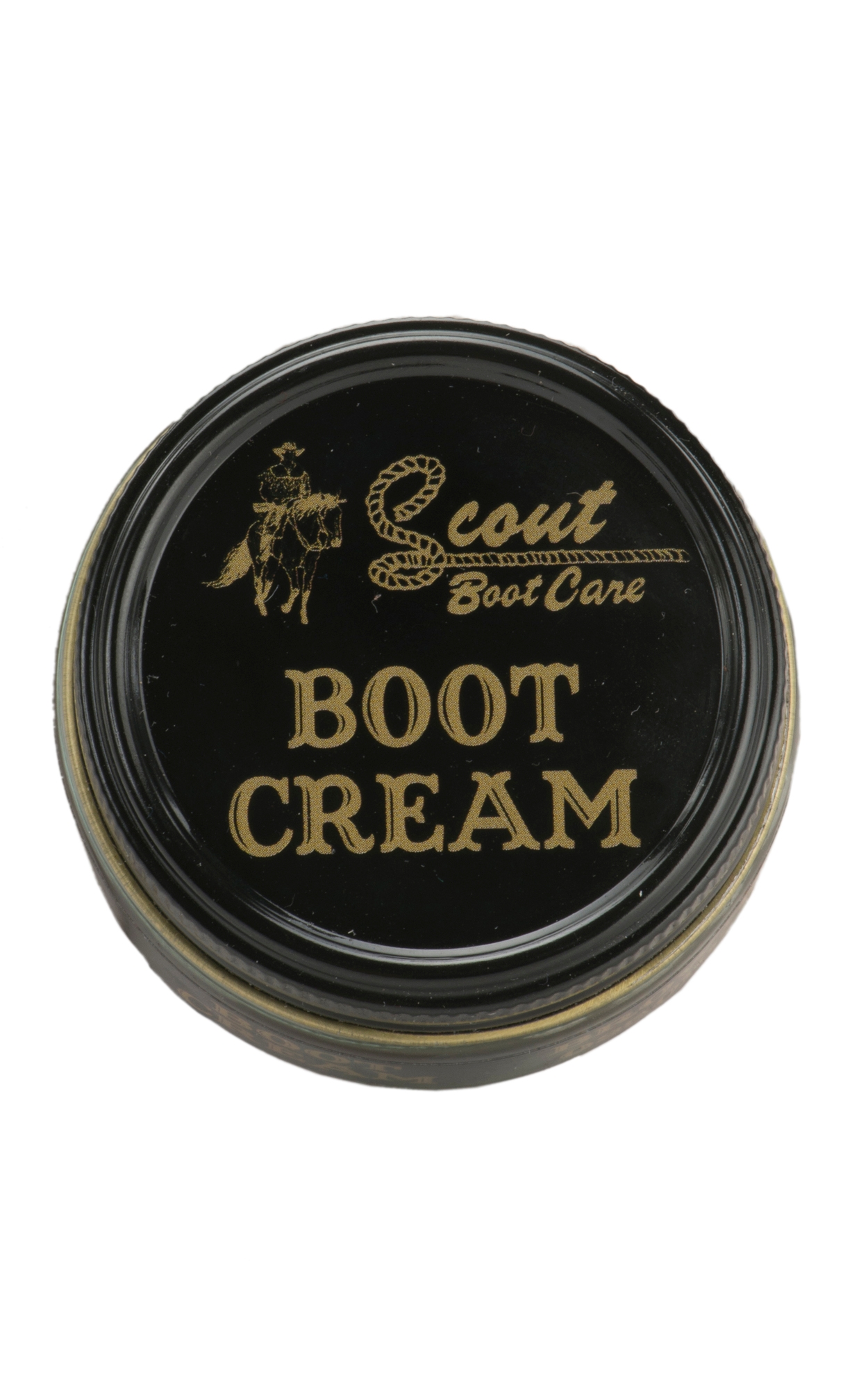 Scout Boot Care Brown Boot Cream 1.55oz Container - Image 1
