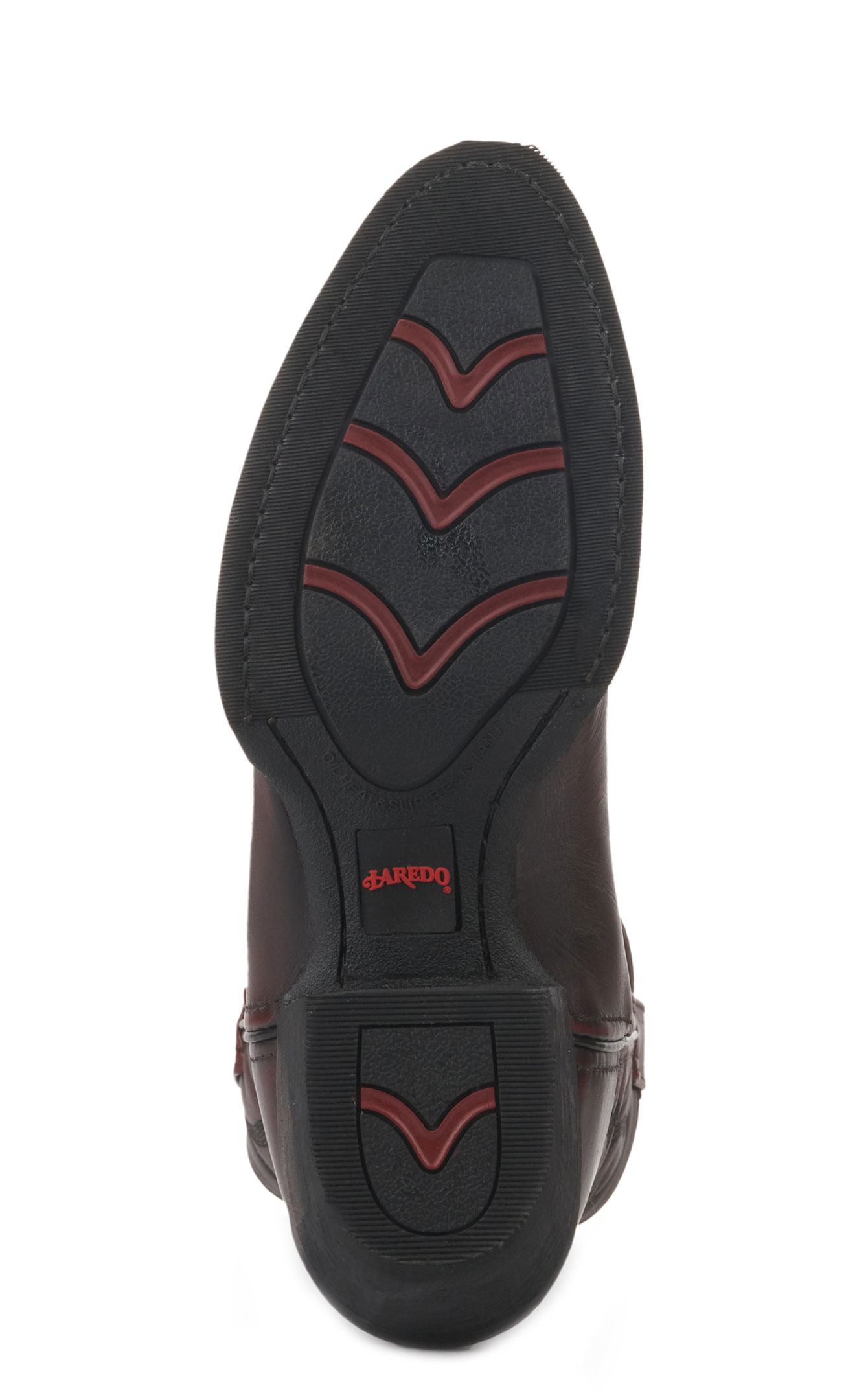 Laredo Men's Birchwood Black Cherry R-Toe Cowboy Boots - Image 1