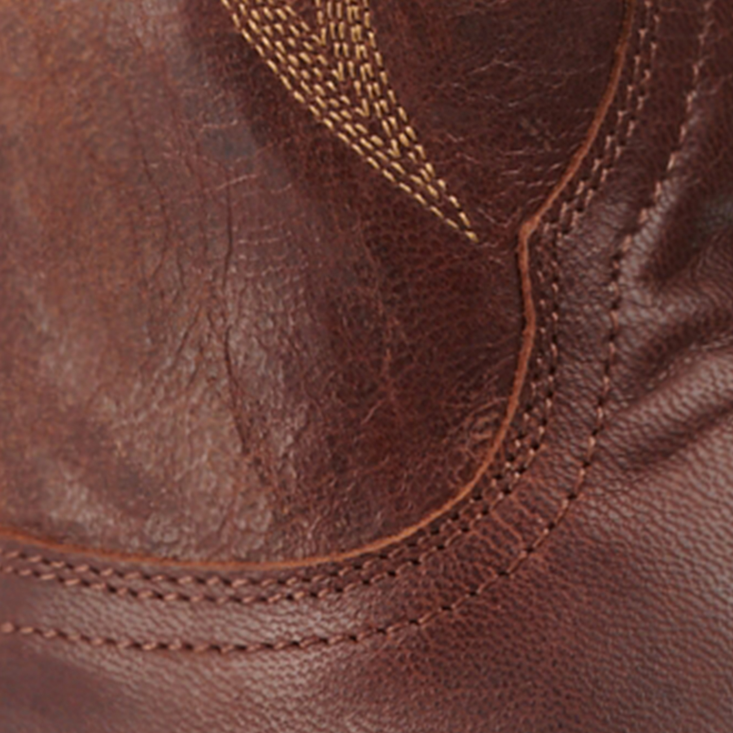 Cavender's Women's Brass Apache Brown Snip Toe Cowboy Boots - Image 1