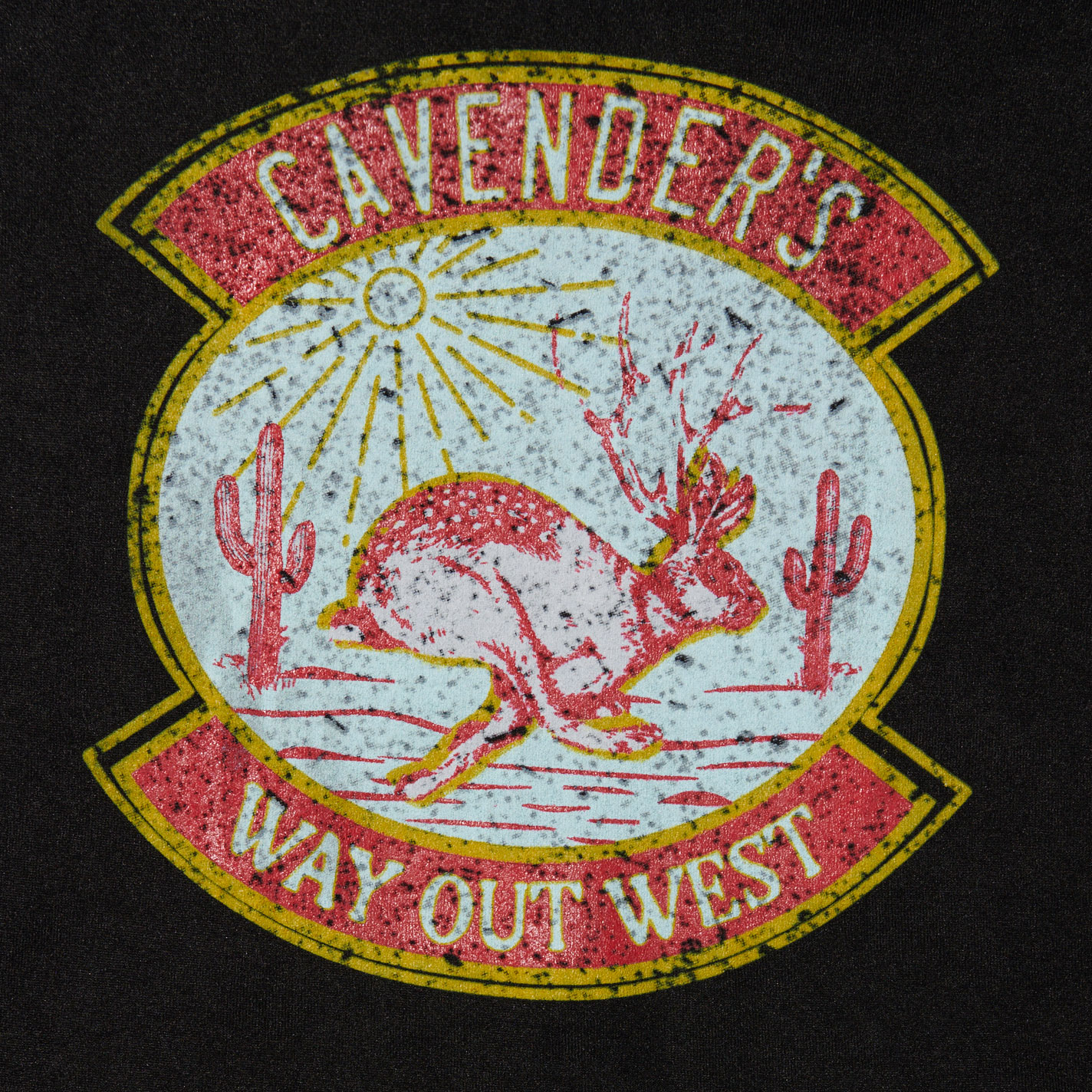 Cavender's Charcoal Way Out West Logo Graphic Hoodie - Image 1