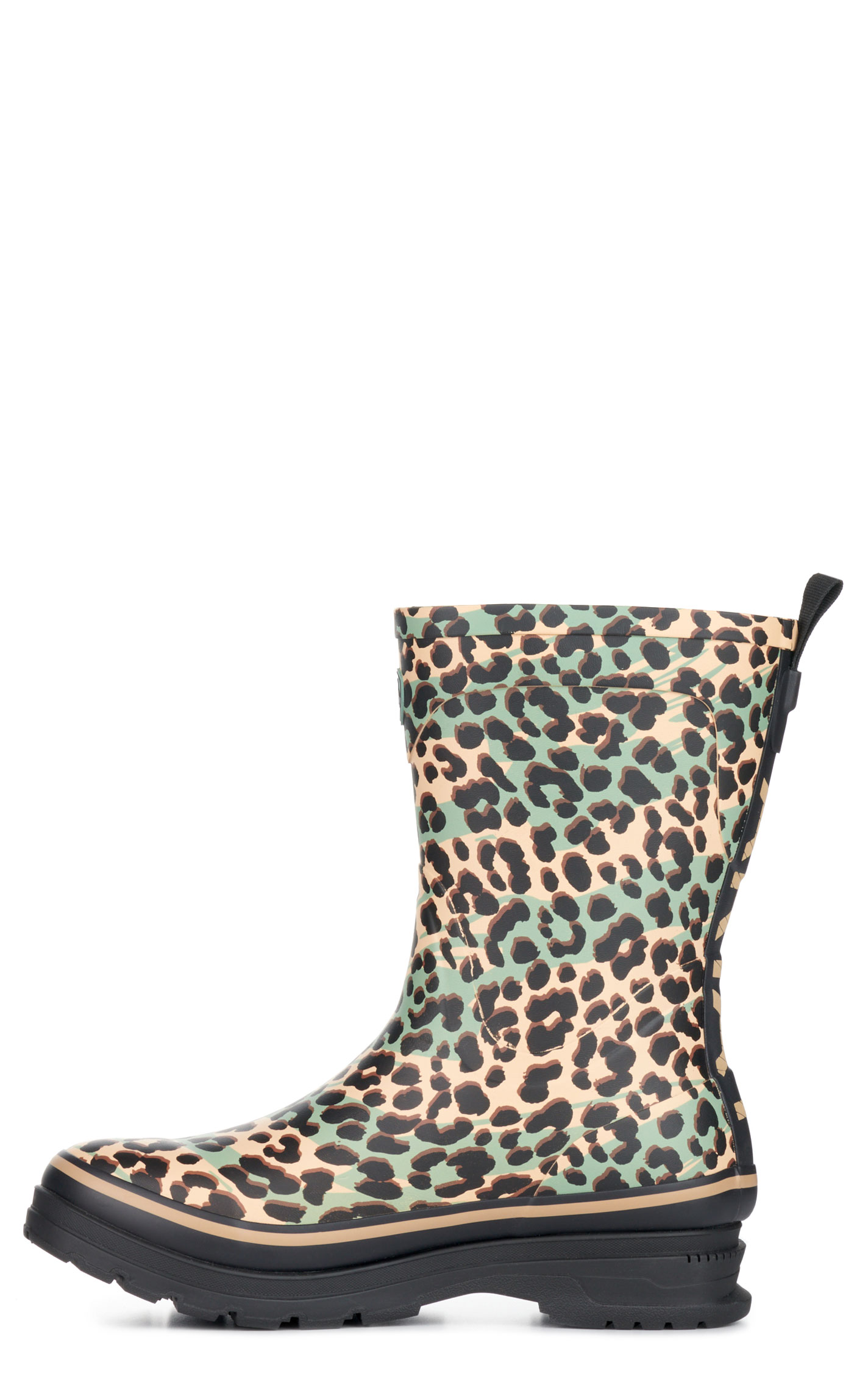 Ariat Women's Kelmarsh Leopard Print Round Toe Mid Rubber Boot - Image 1