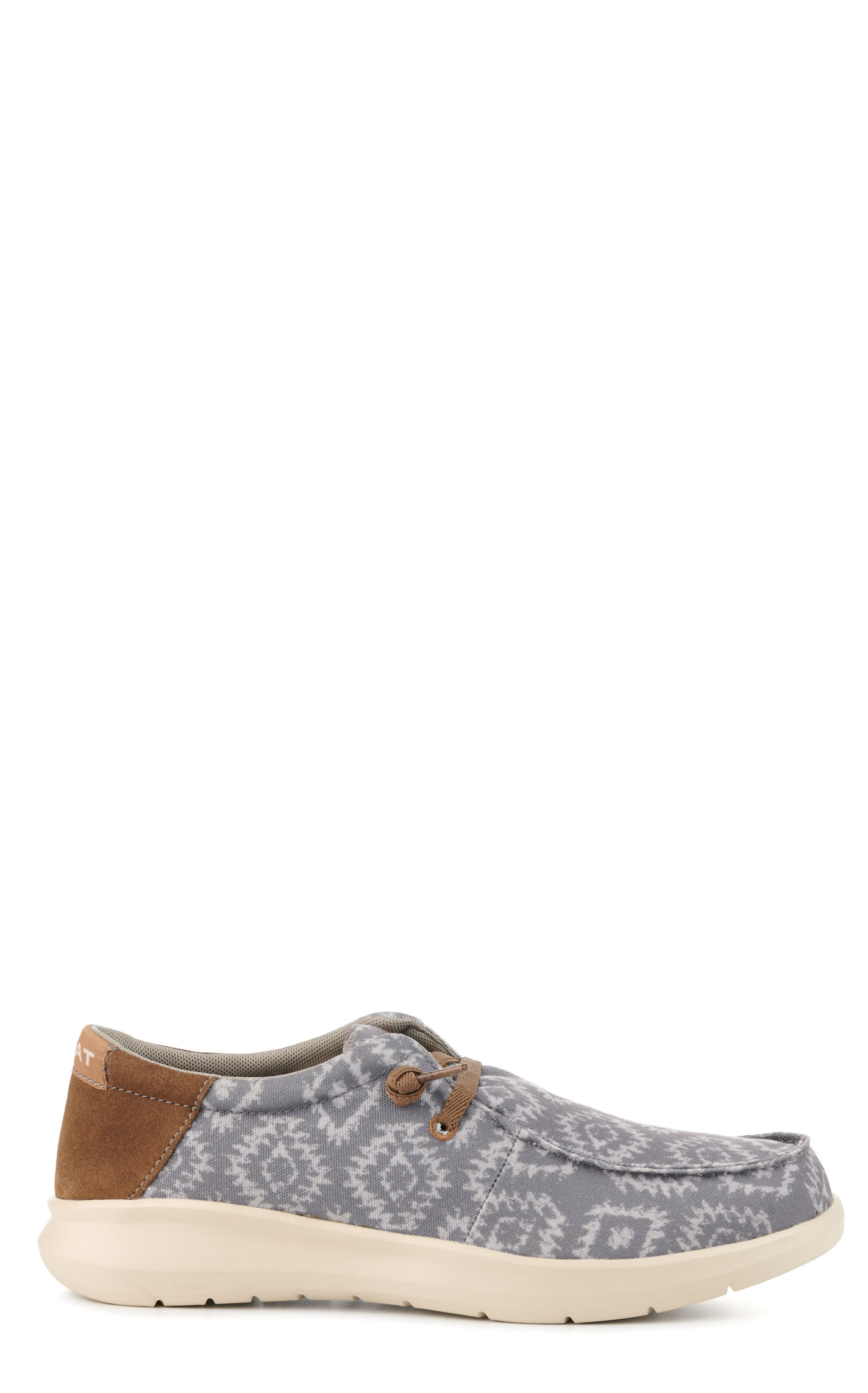 Ariat Men's Hilo Gray Blanket Print Stretch Lace Casual Shoe - Image 1