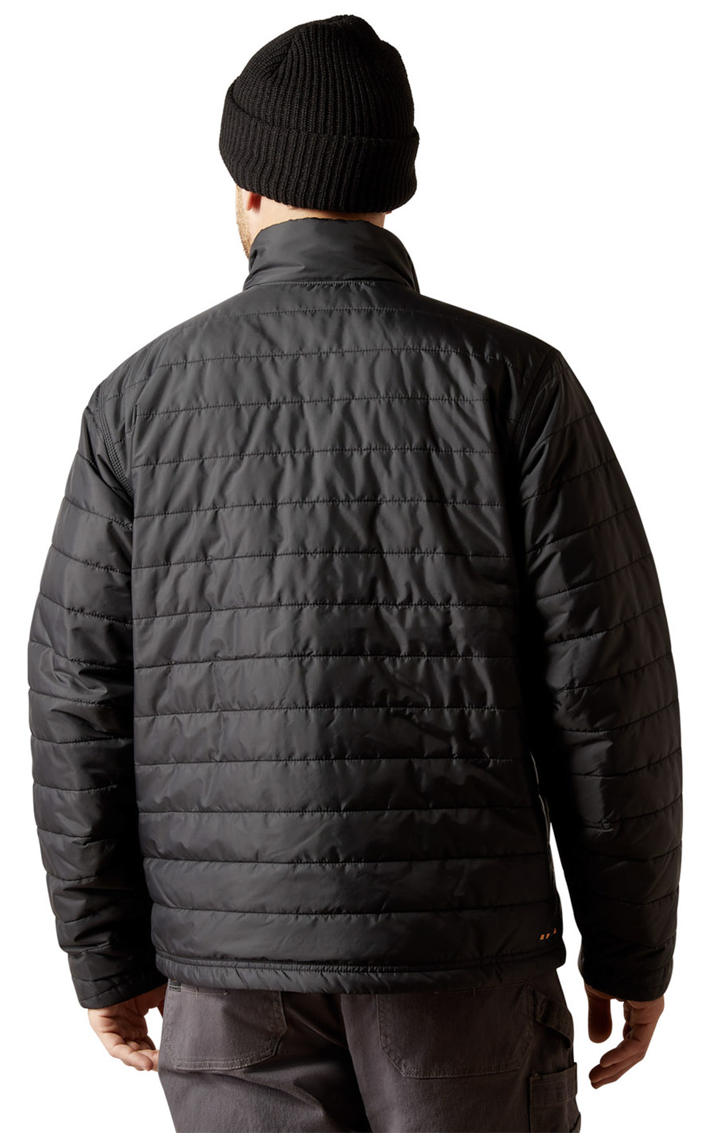 Ariat Rebar Men's Black Ripstop Lightweight Insulated Jacket - Image 1