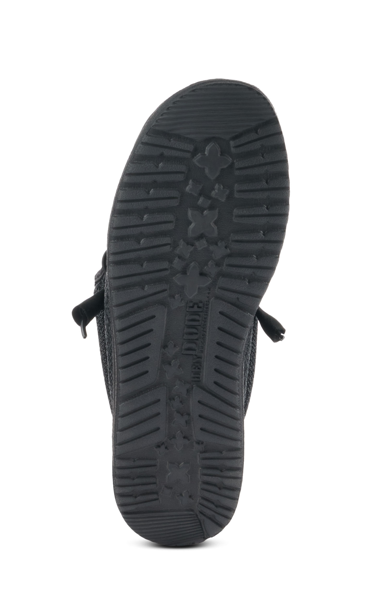 Hey Dude Men's Wally Sox Micro Black Lace Up Casual Shoes - Image 1