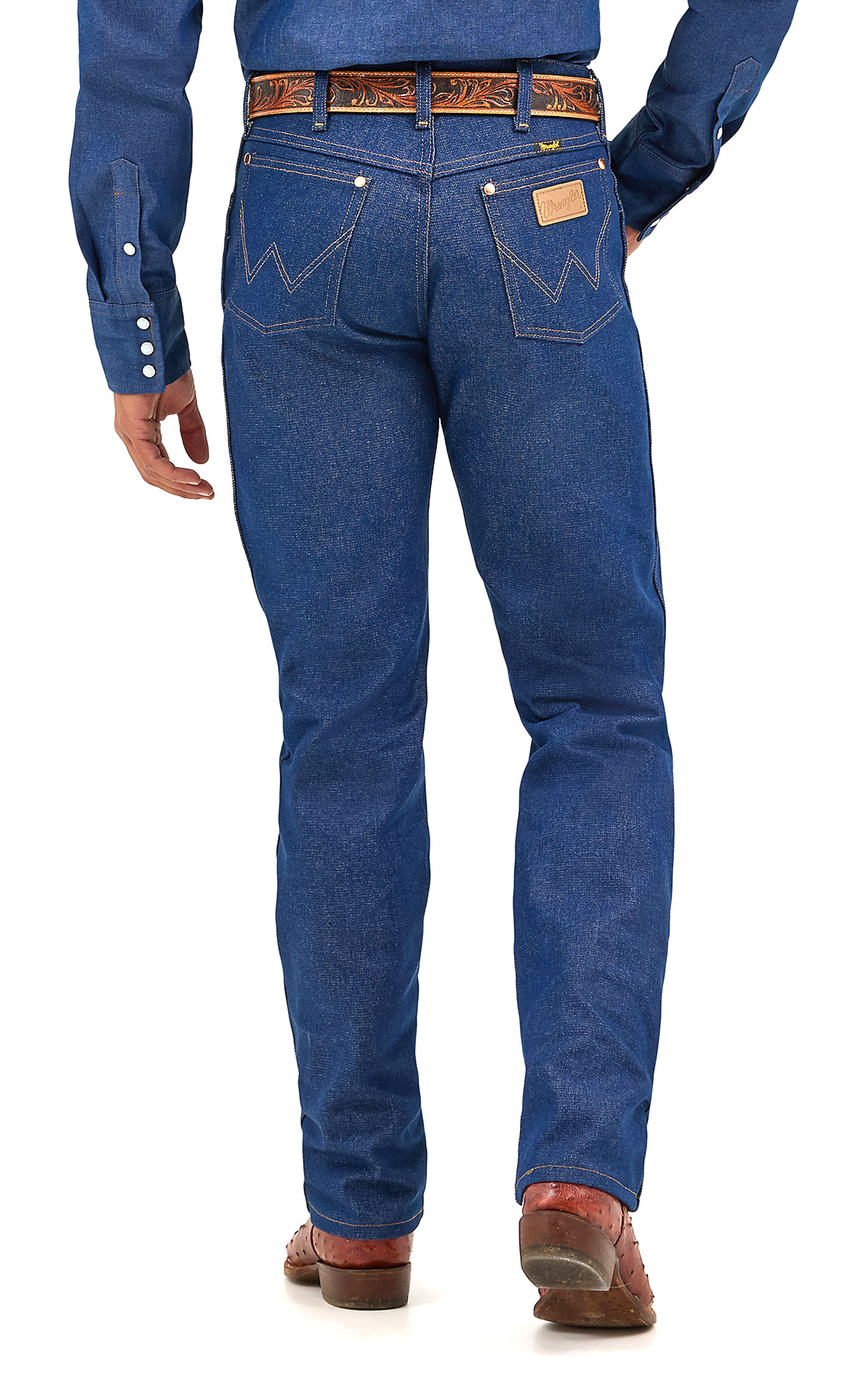 Wrangler Men's Rigid Indigo Cowboy Cut Original Fit Jeans - Big - Image 1