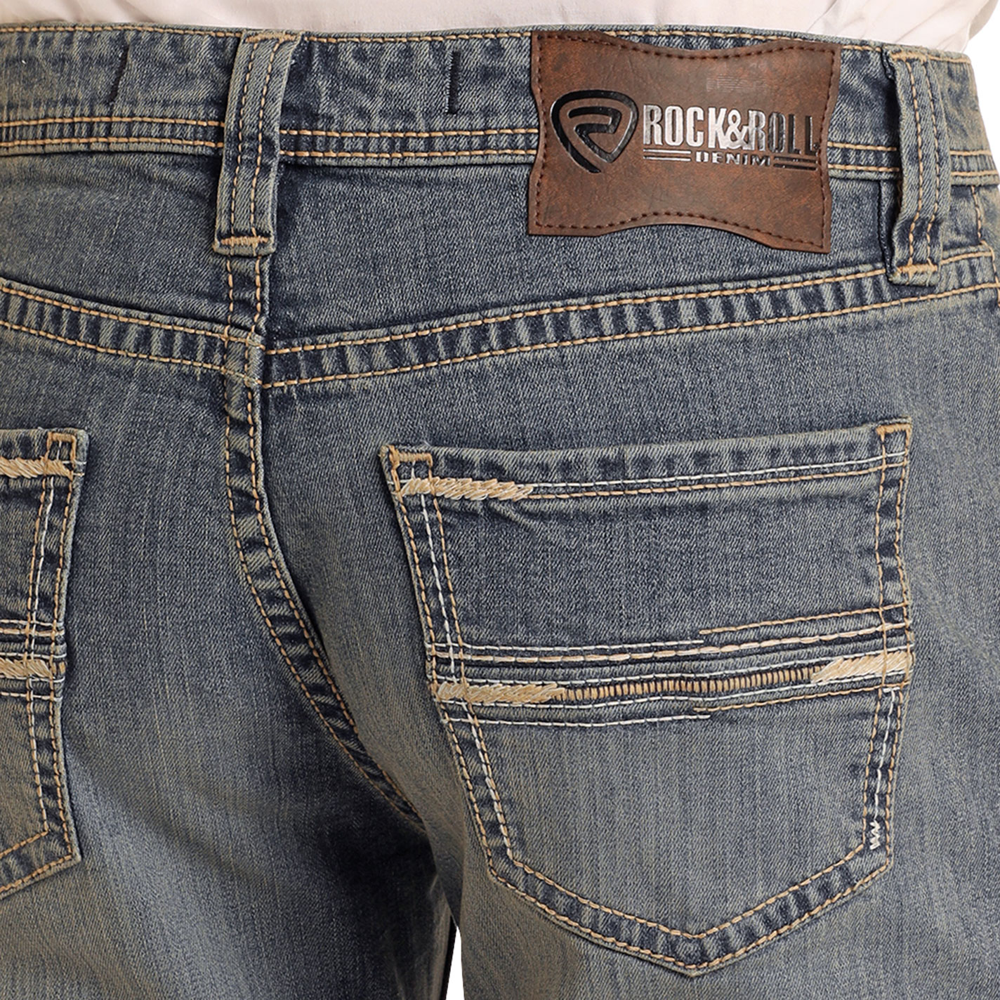 Rock & Roll Denim Men's Medium Double Barrel Straight Jeans - Image 1