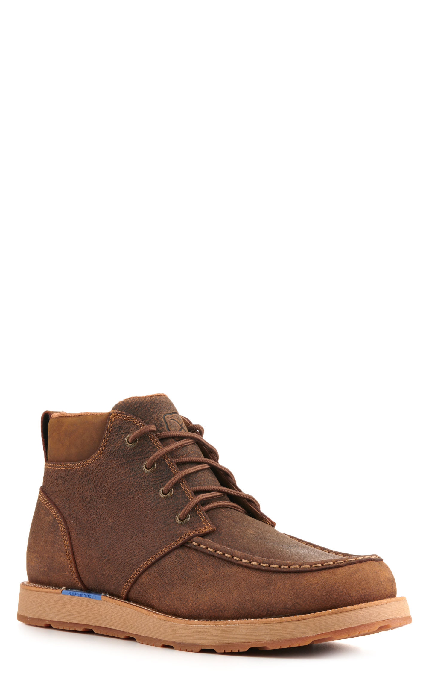 Twisted X Men's Brunette and Spice CellStretch Wedge Lace Up Casual Shoe - Image 1
