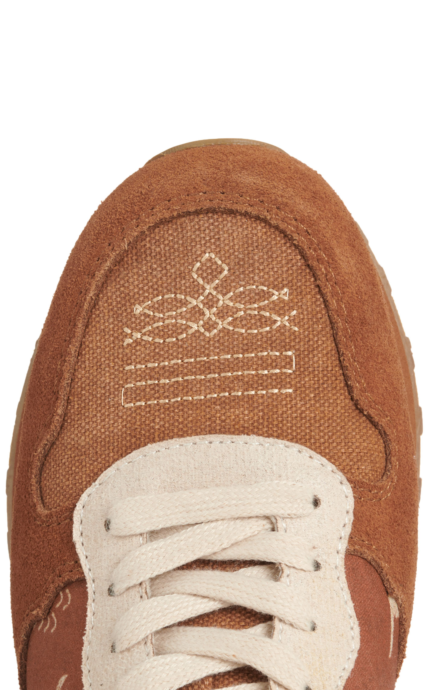 Roper Women's Giddyup Jogger Cognac Steer Head Print Casual Shoes - Image 1