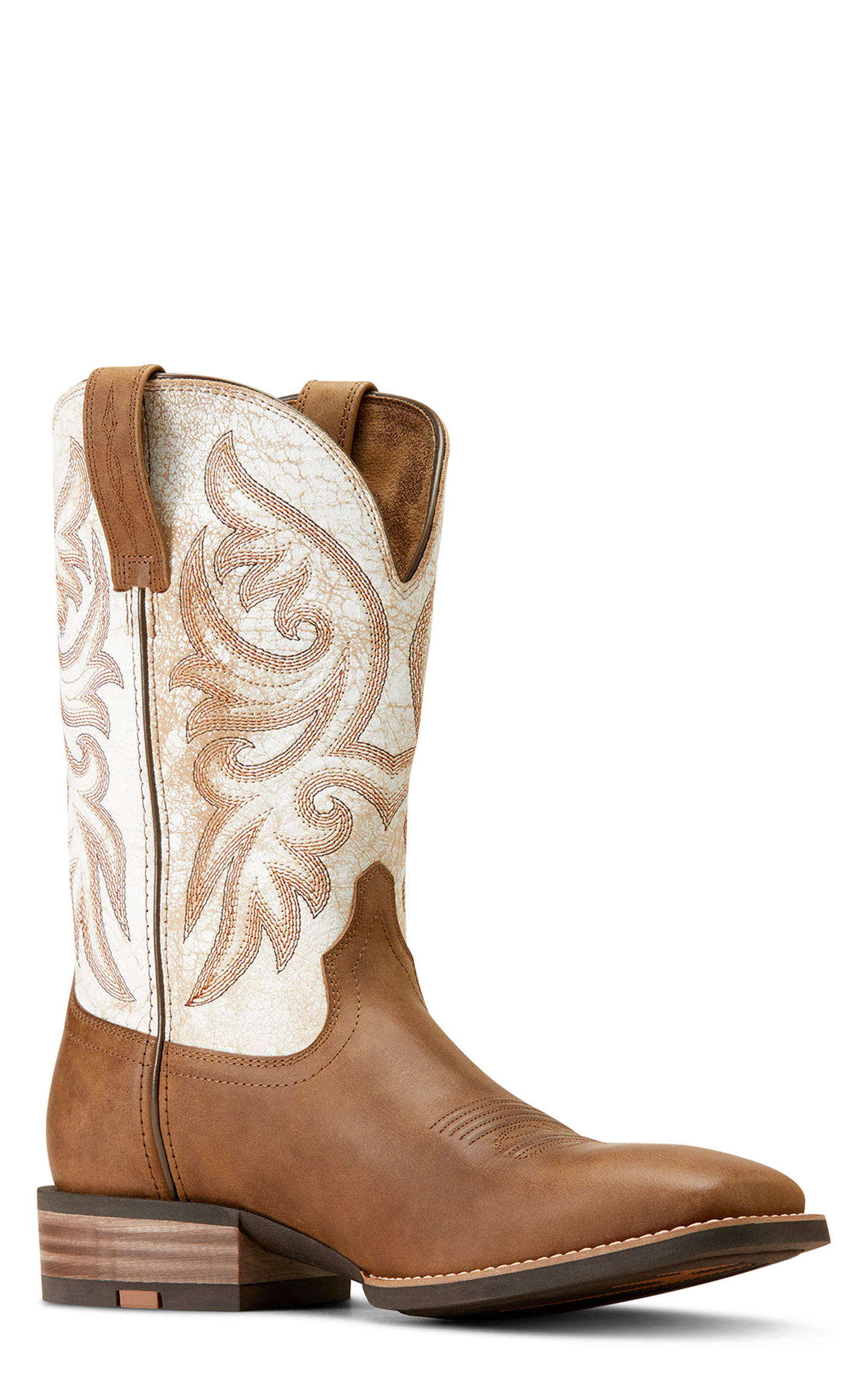 Ariat Men's Vienna Tan Bone Slingshot Wide Square Toe Cowboy Boots - Image 1