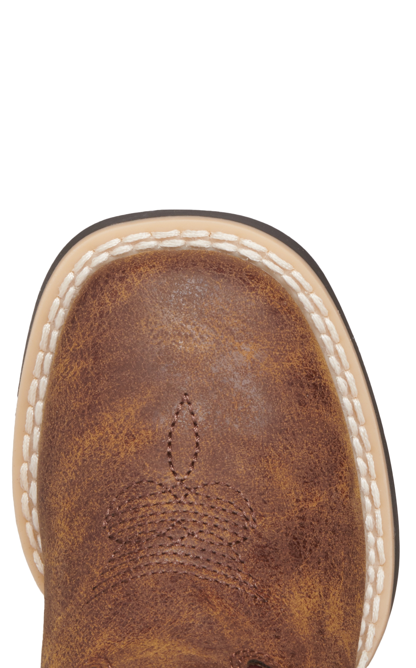 Twister Toddlers' Blake Burgundy and Brown Square Toe Cowboy Boots - Image 1