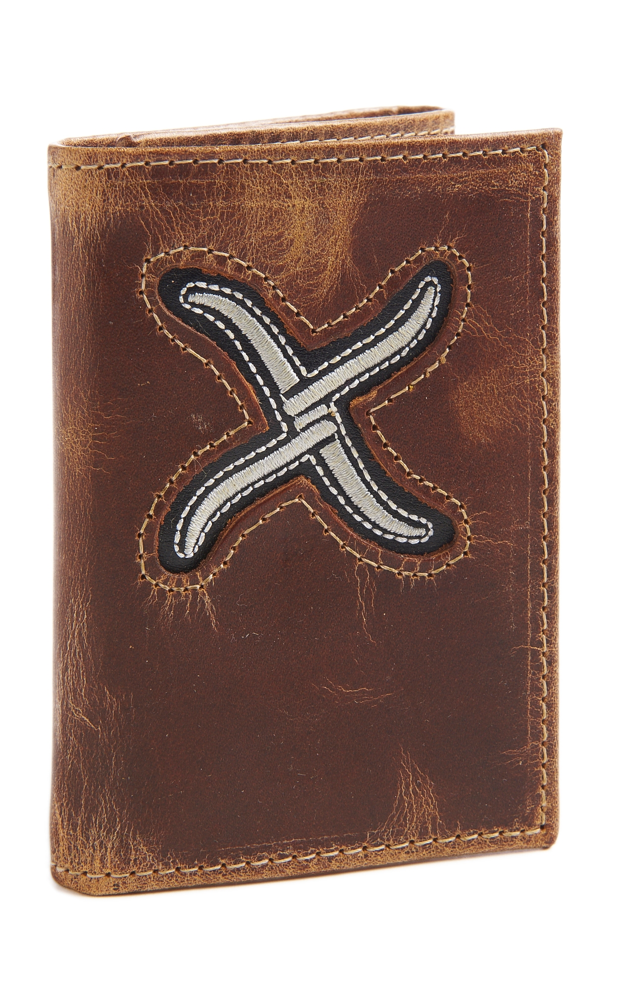 Twisted X Men's White Tri-Fold Wallet - Image 1