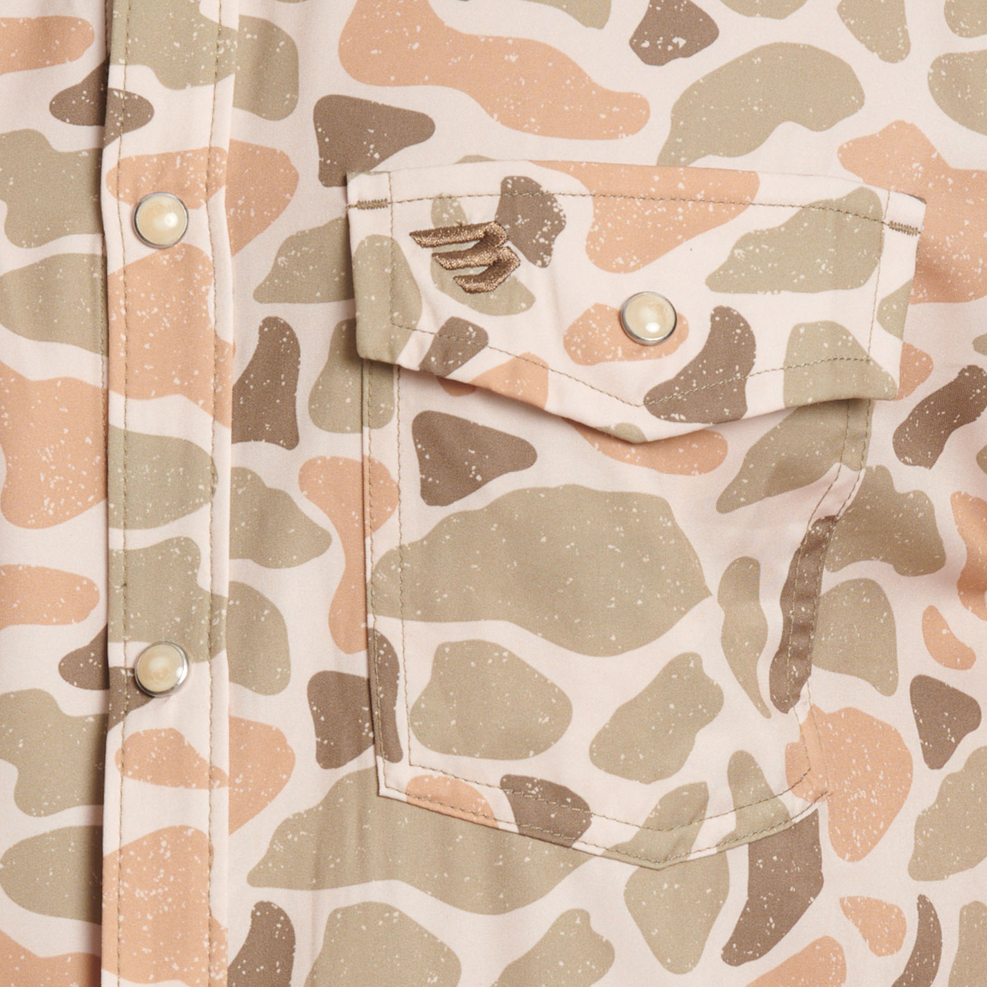 Burlebo Men's Venado Camo Performance Western Shirt - Image 1