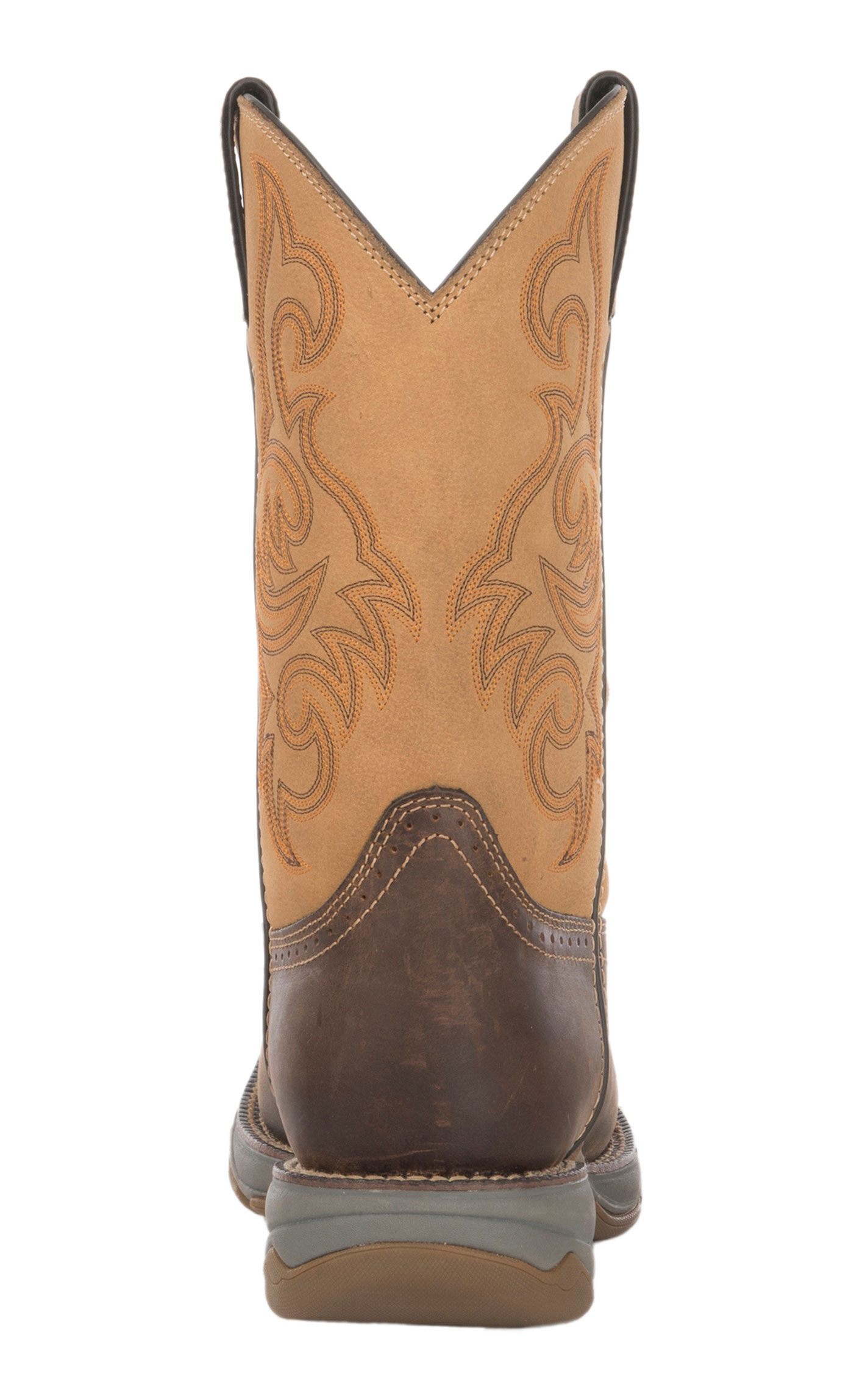 Tony Lama Men's 3R Series Junction Brown and Tan Square Steel Toe Work Boot - Image 1