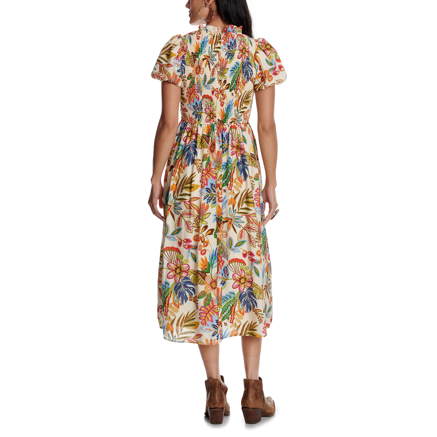 Pretty Follies Women's Multi Floral Print Maxi Dress - Image 1